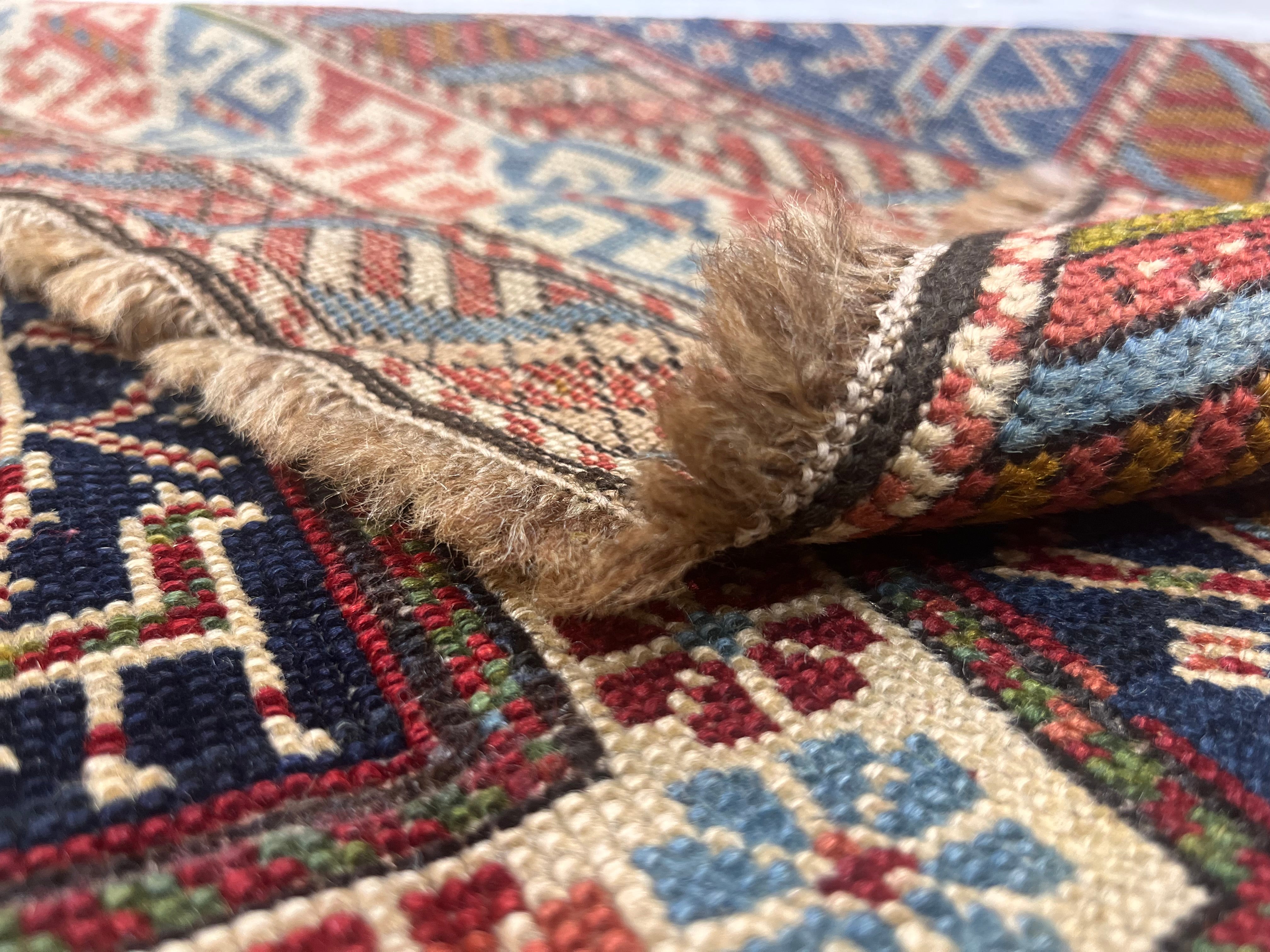 Antique Caucasian Shirvan Rug 2'9" x 4' 9"