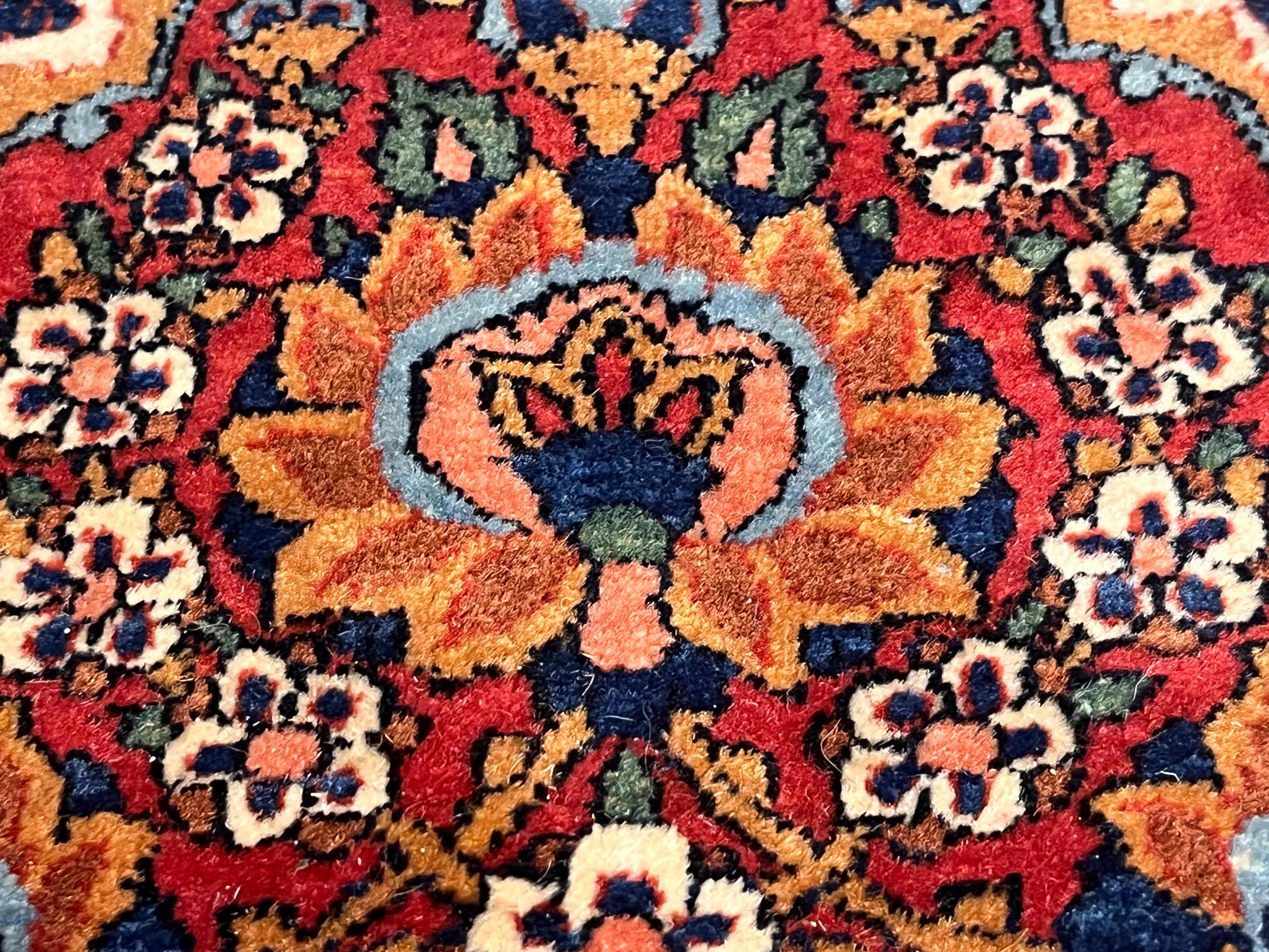 Antique Kashan Rug 5' 0" x 9' 0"