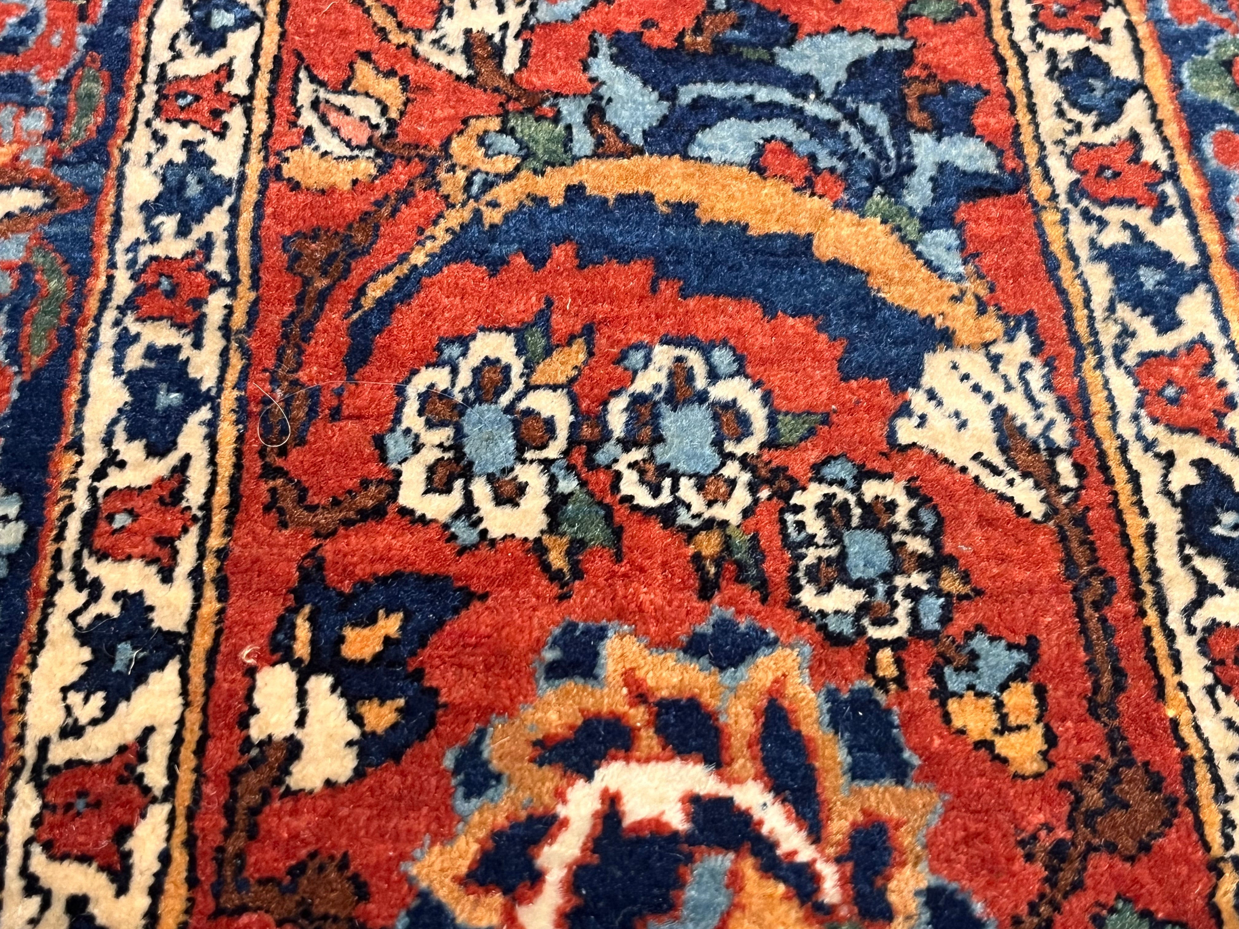 Antique Kashan Rug 5' 0" x 9' 0"