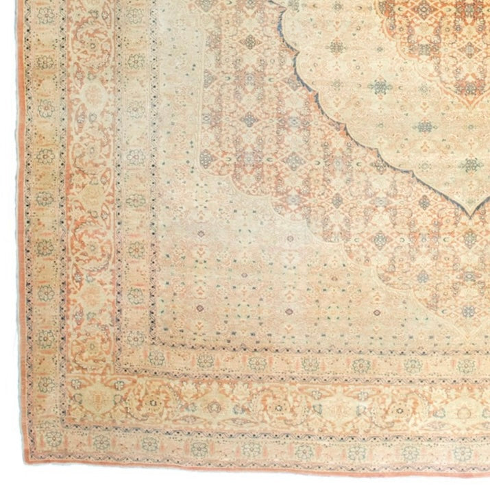 Fine Antique Haji Jalili Tabriz Rug 9' 11'' x 11' 9''