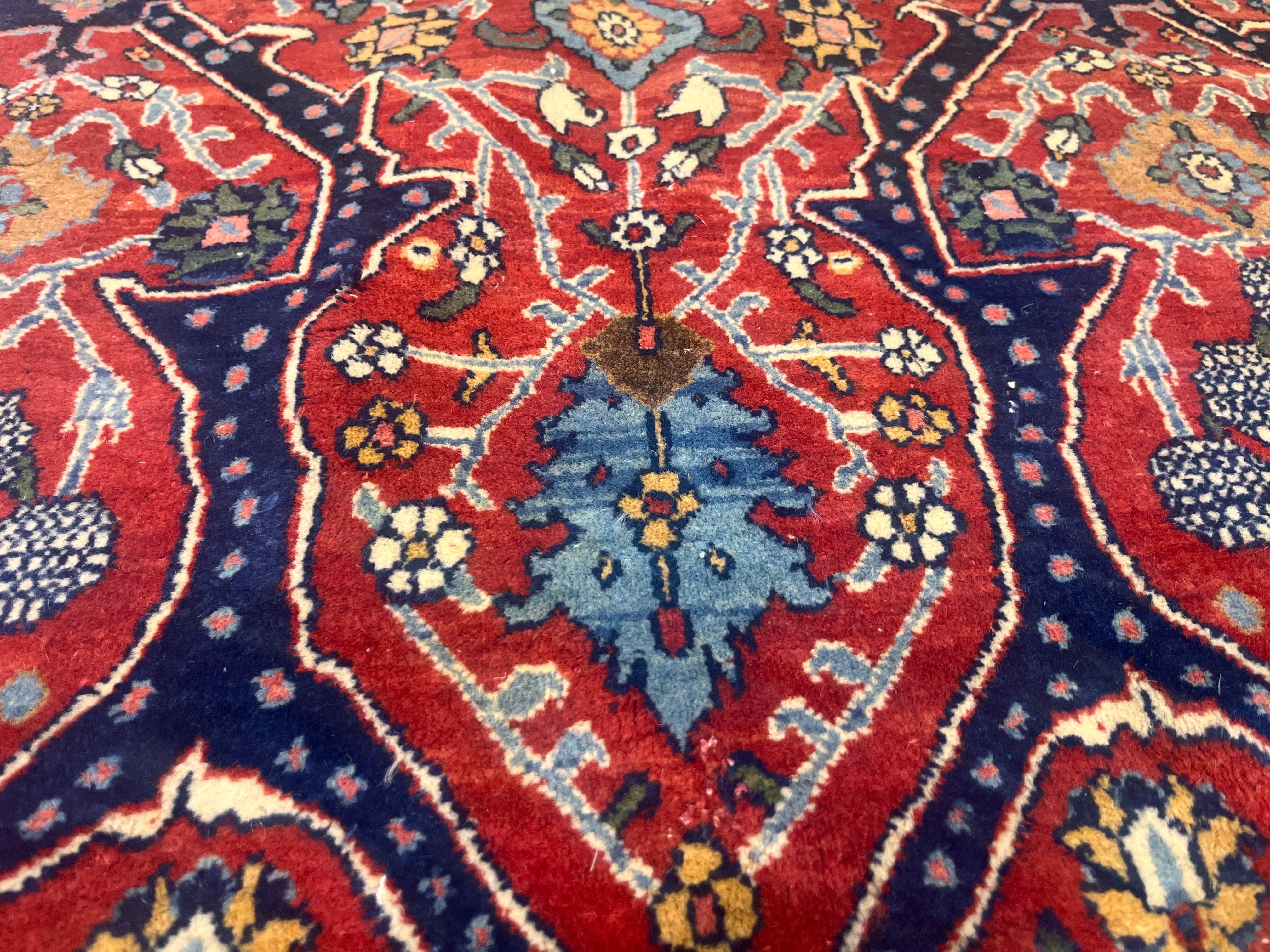 Antique Mohtasham Rug 10'5" x 13' 1"