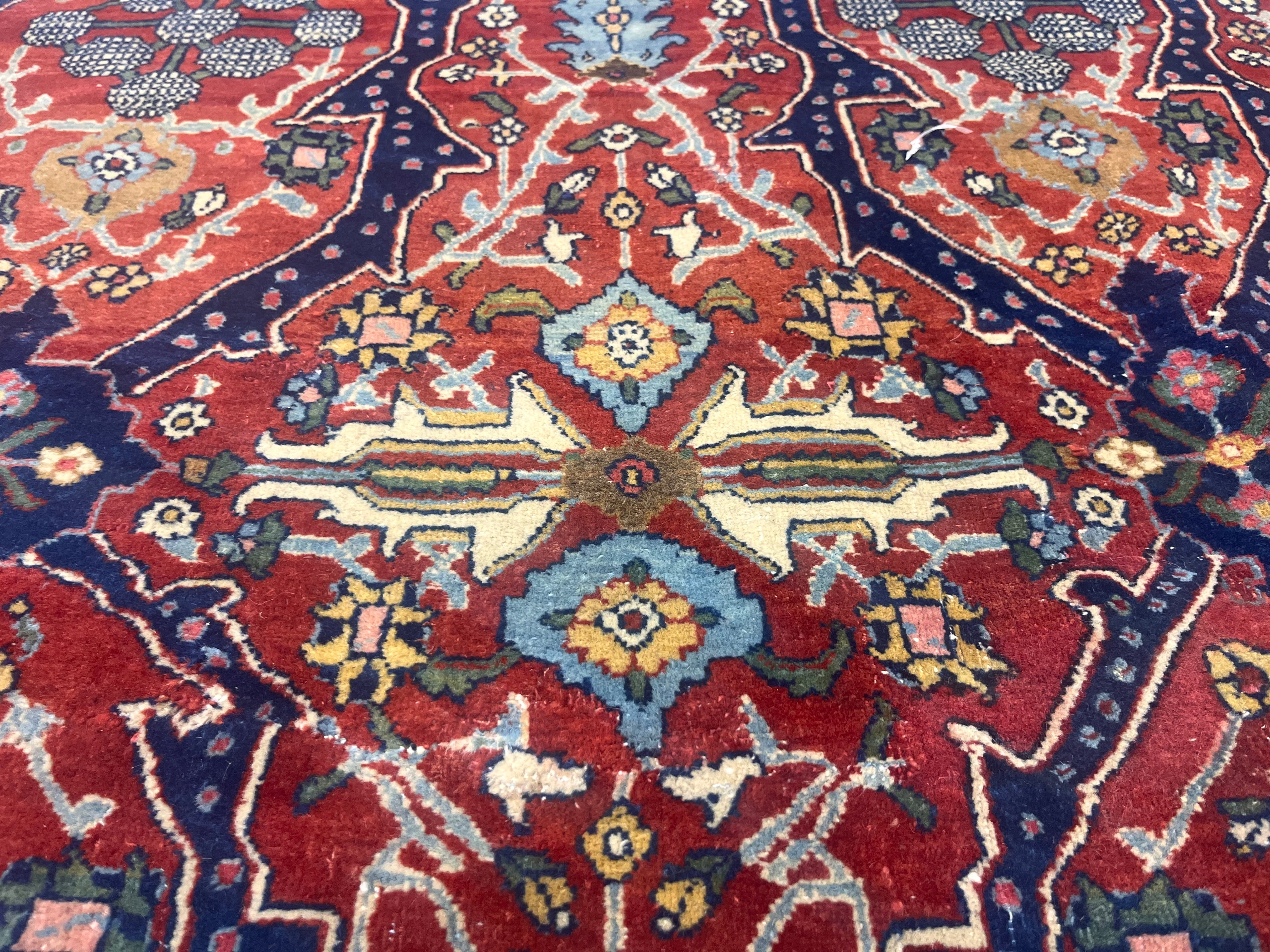 Antique Mohtasham Rug 10'5" x 13' 1"