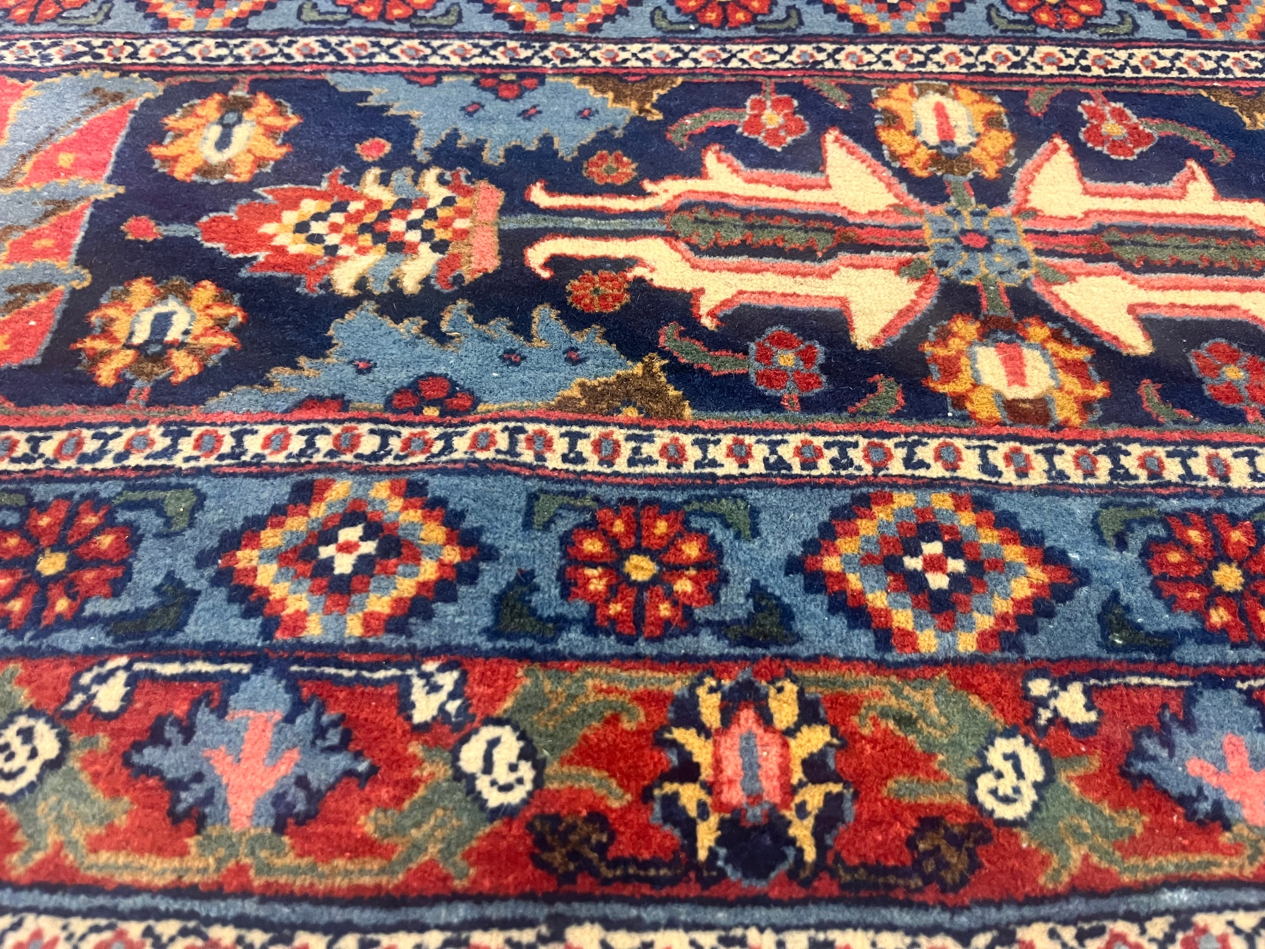 Antique Mohtasham Rug 10'5" x 13' 1"