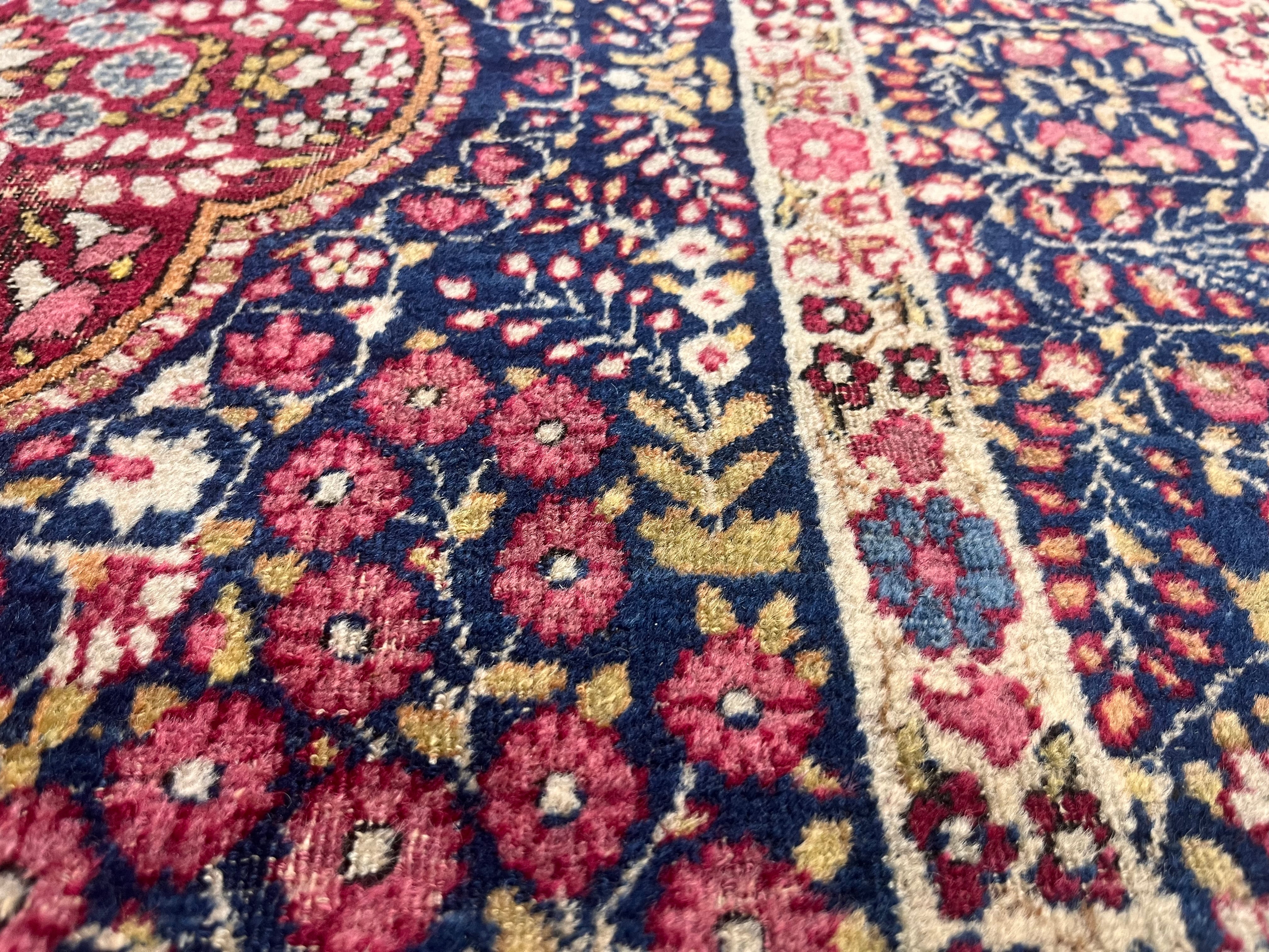 Antique Lavar Kerman Rug 4'6" x 7' 5''