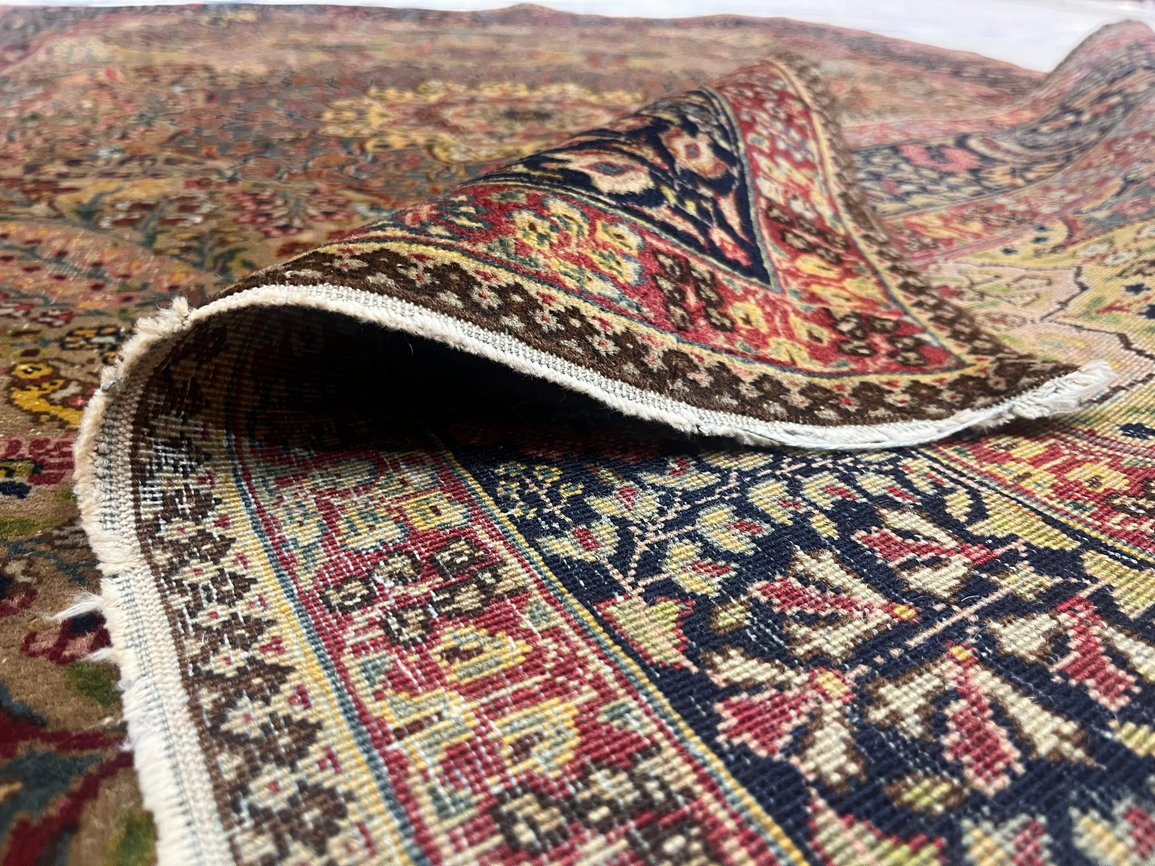 Antique Lavar Kerman Rug 4' 6" x 6' 1"