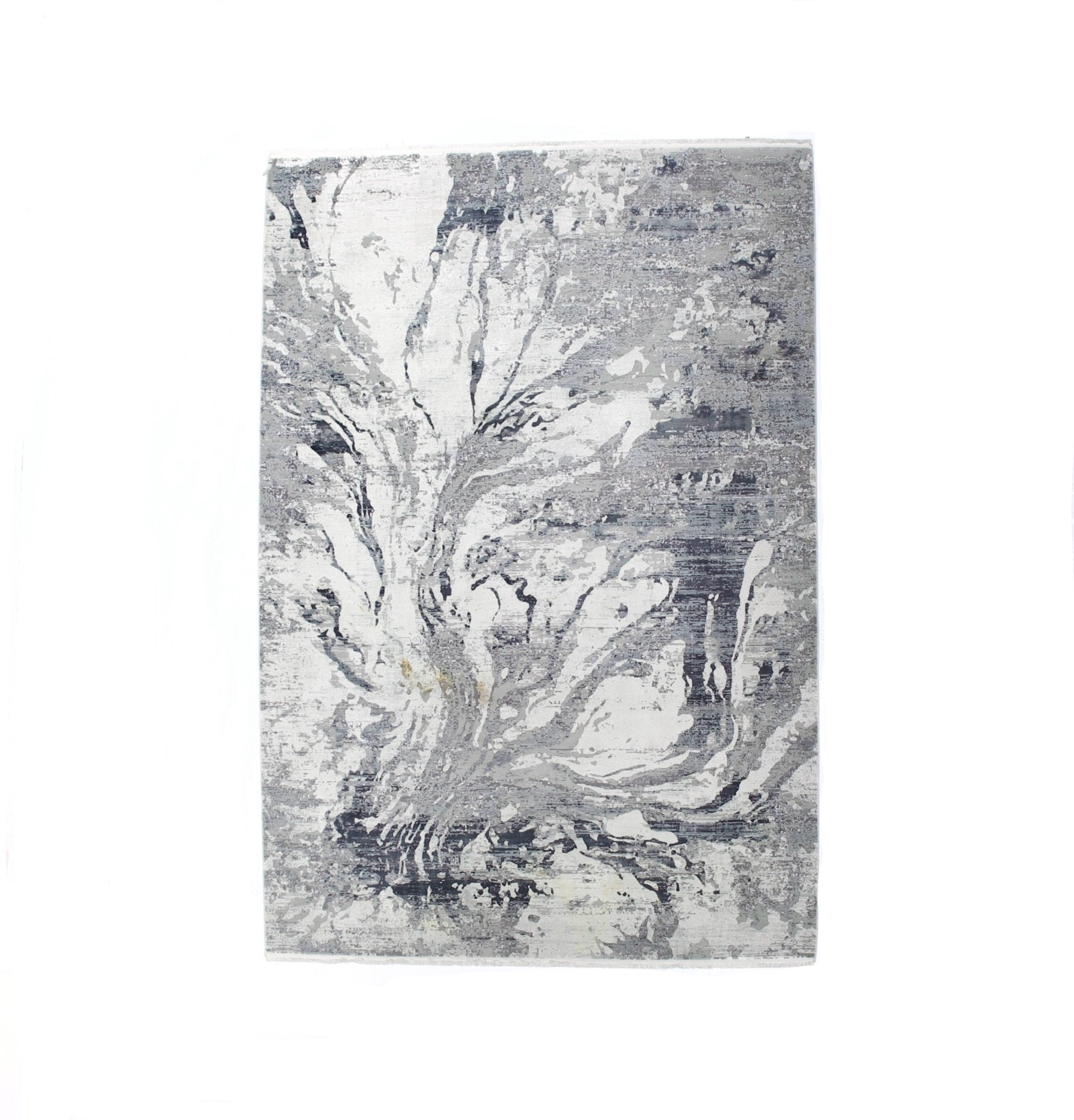 Fine Modern Silk Rug 5'2" x 7' 6''