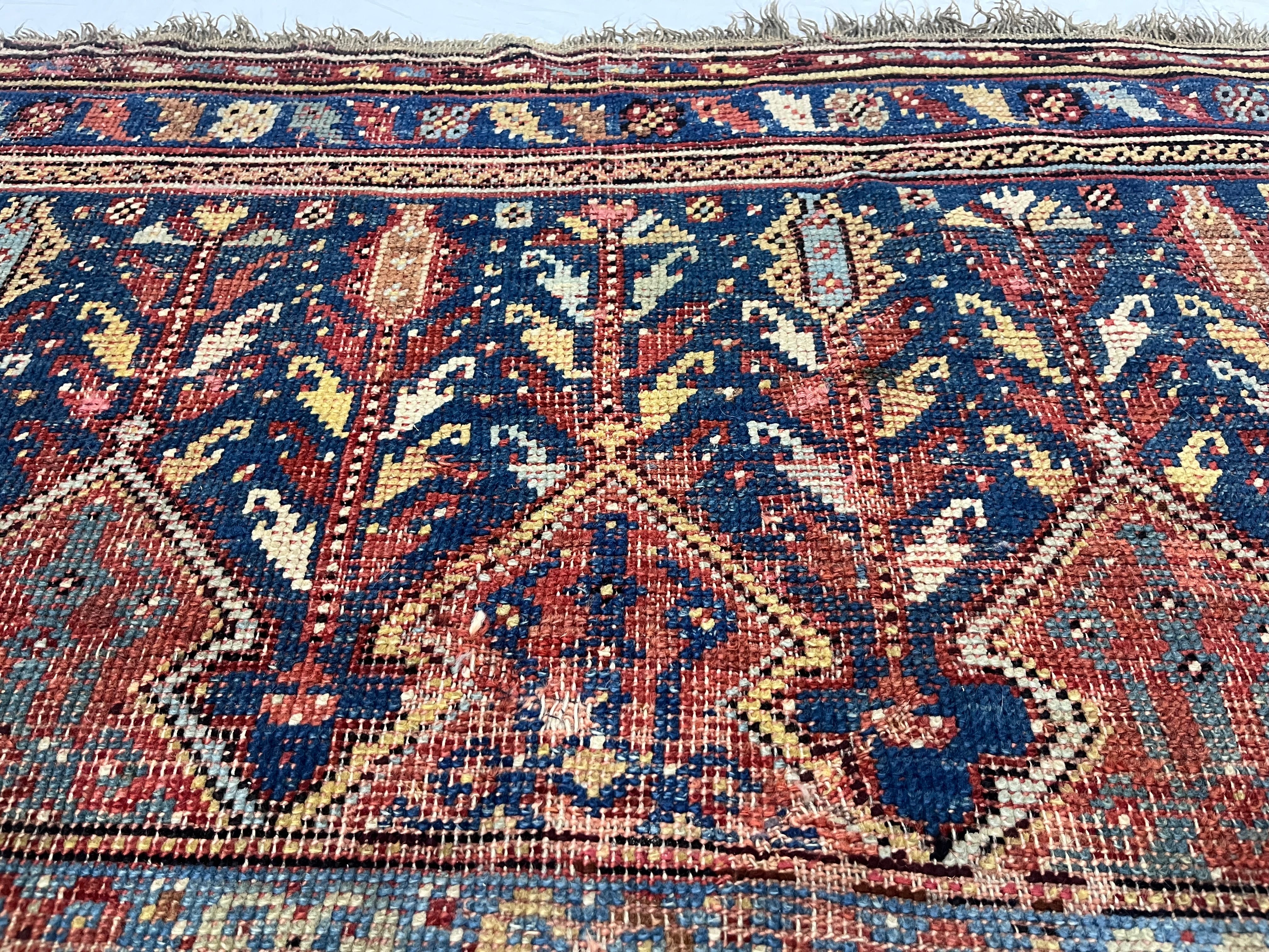 Fine Antique Turkish Wool Rug 3' 10'' x 4' 9''