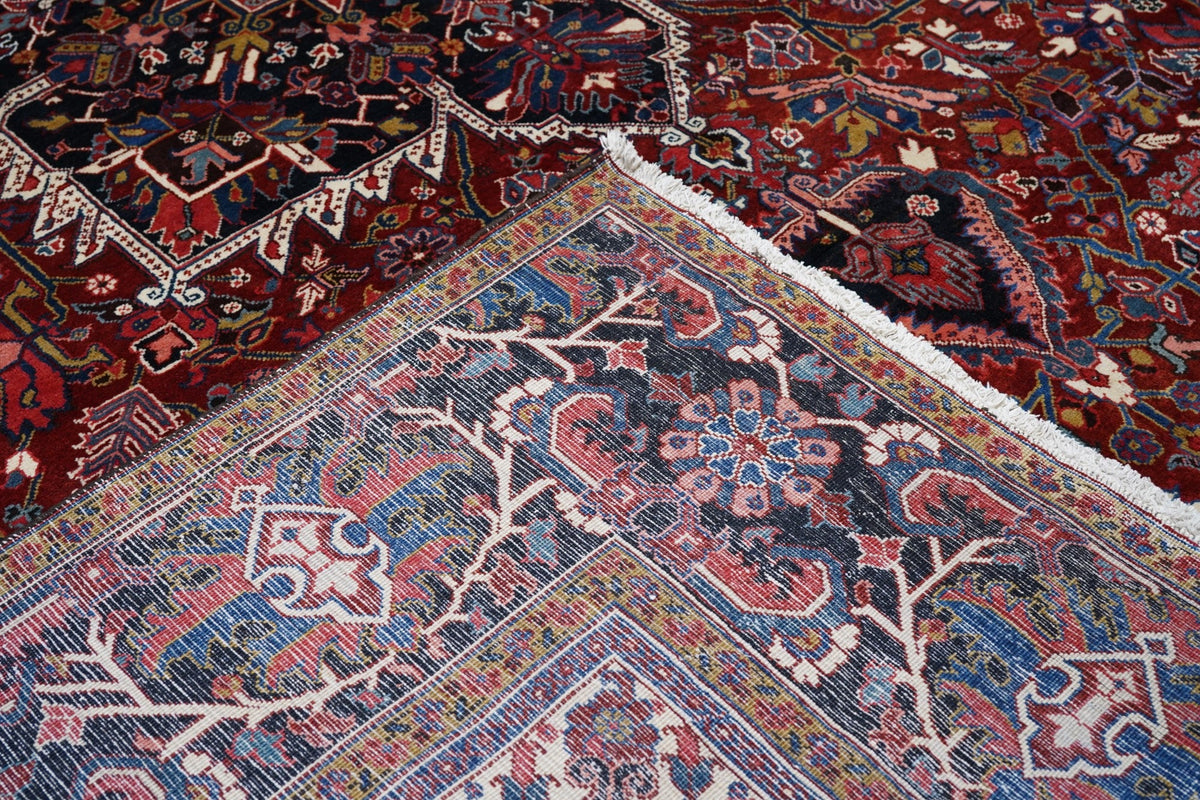 Vintage Heriz Rug 11'2'' x 15'2''
