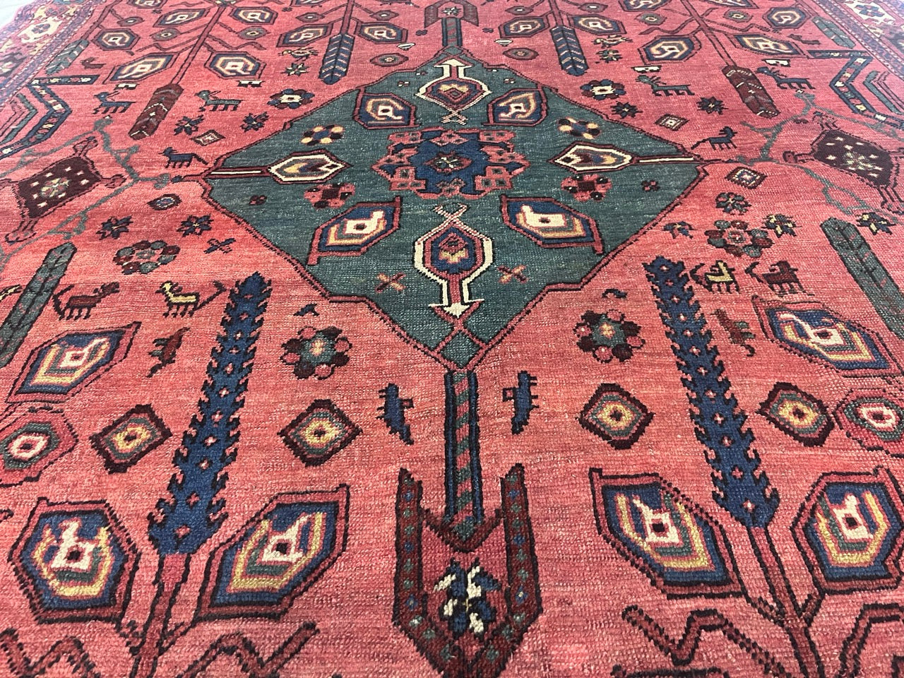 Fine Antique Bakhshayesh Tribal Wool Rug 5'6" x 7'7"