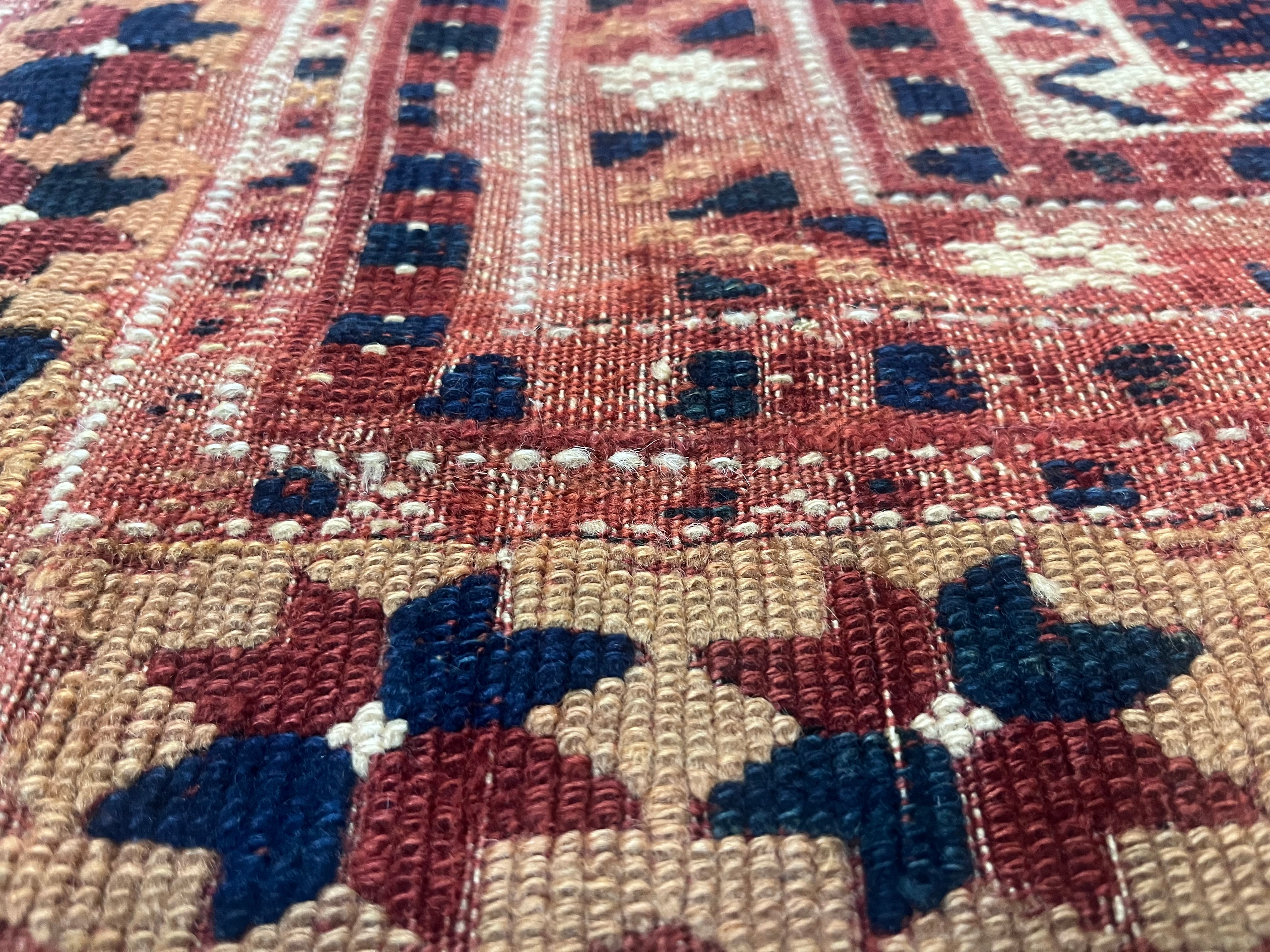 Antique Turkish Bergama Rug 3'5" x 3'6"
