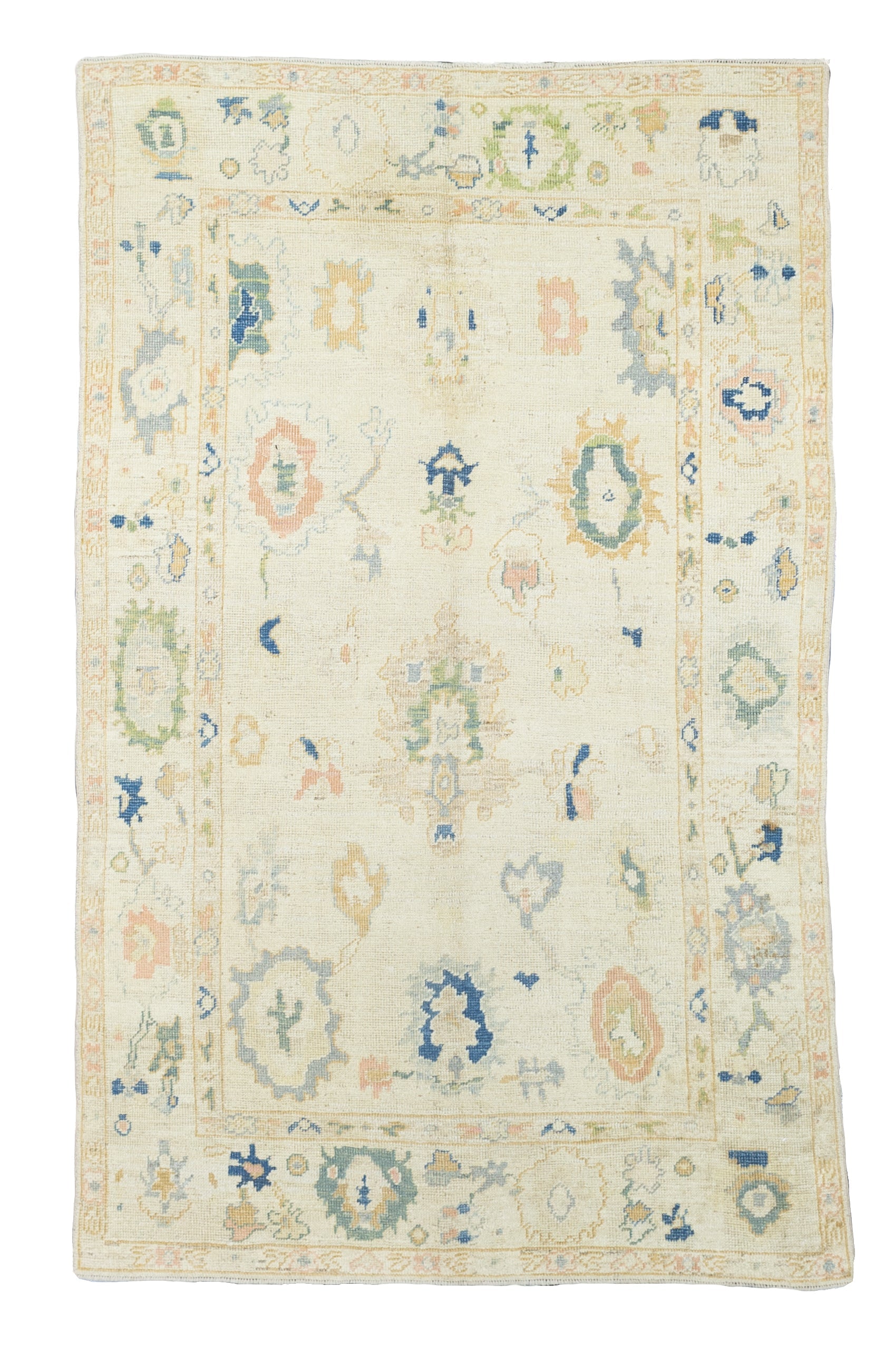 Fine Vintage Moroccan Wool Rug 6'1" x 9' 10''