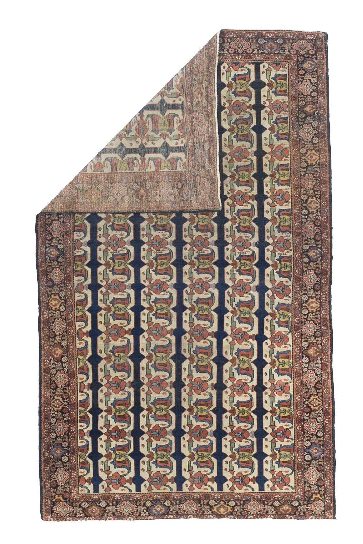 Fine Antique Farahan Sarouk Rug 4'0" x 6' 5"