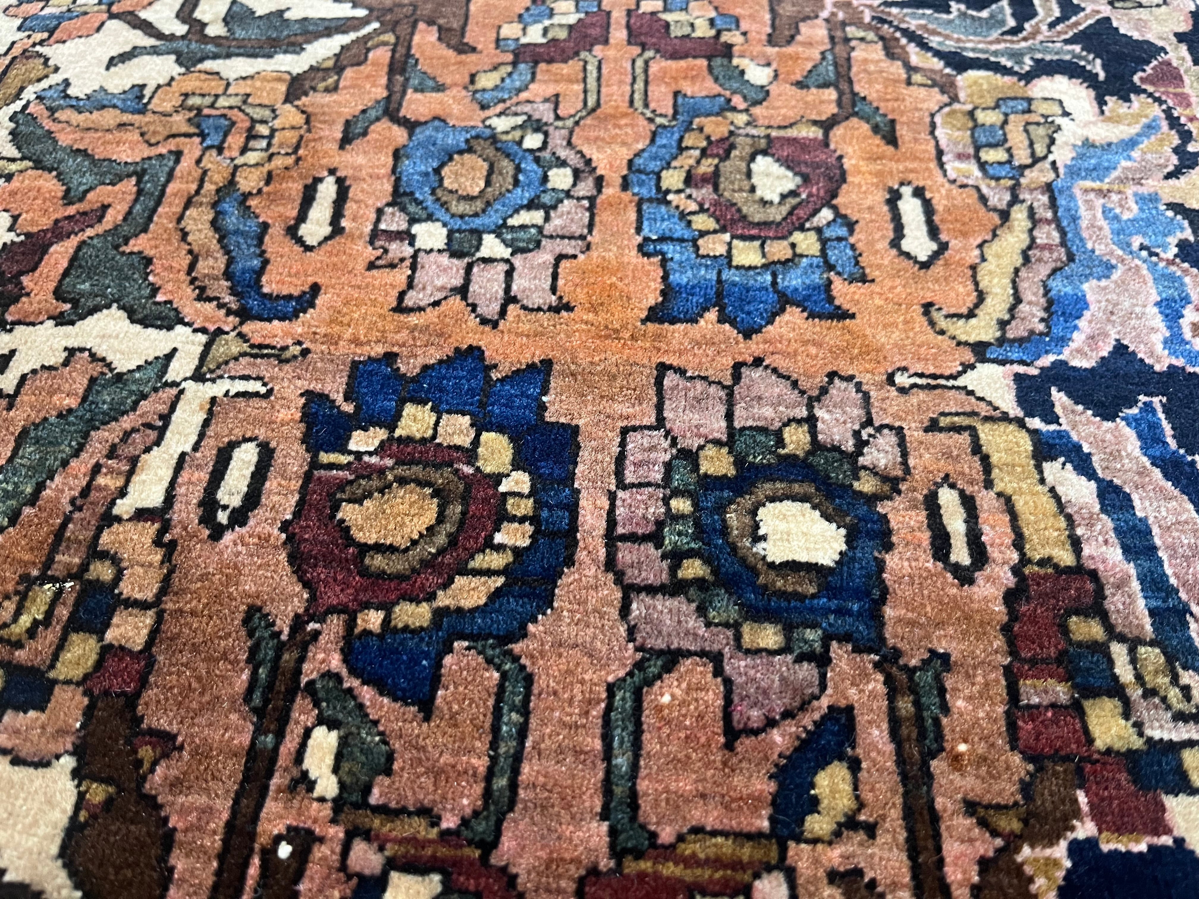 Fine Antique Farahan Sarouk Rug 4'3" x 6' 4"
