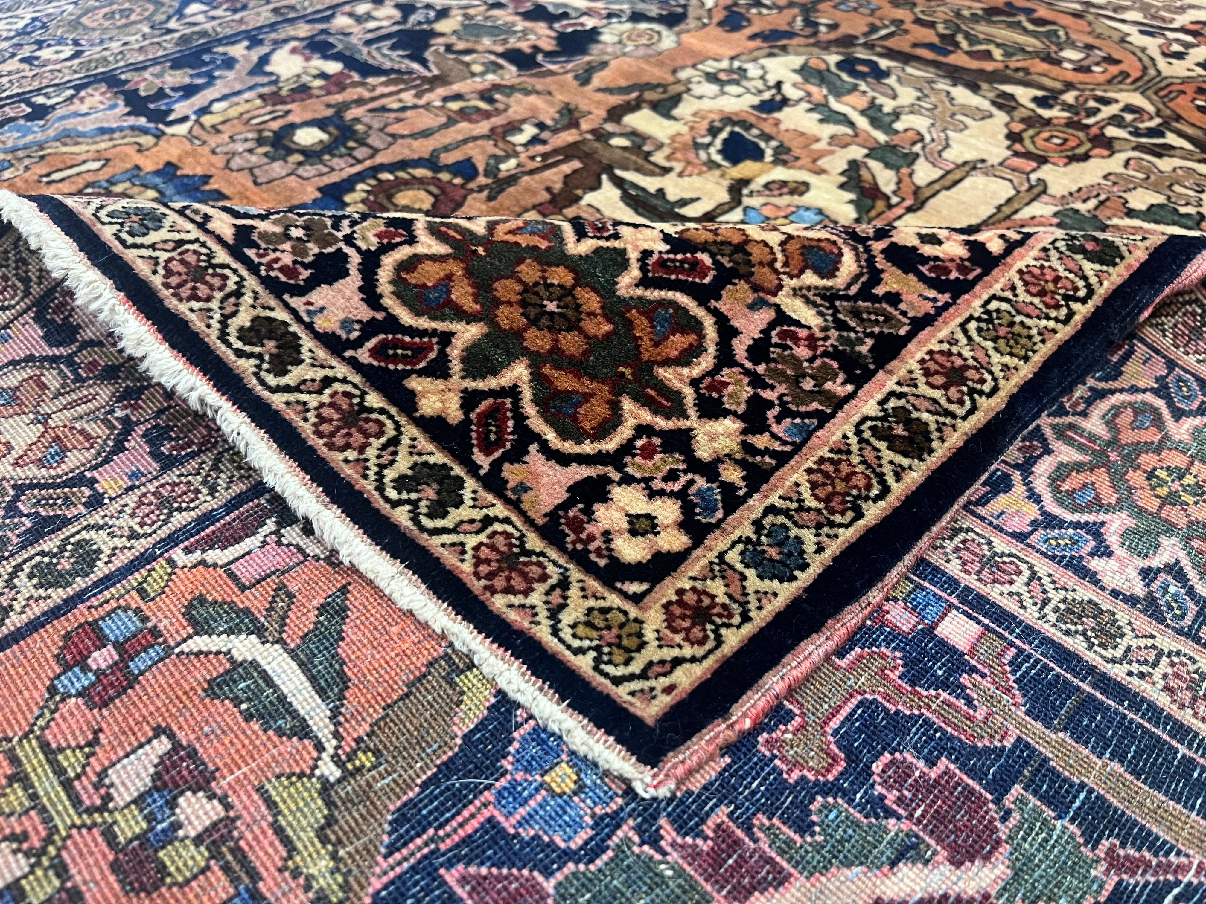 Fine Antique Farahan Sarouk Rug 4'3" x 6' 4"
