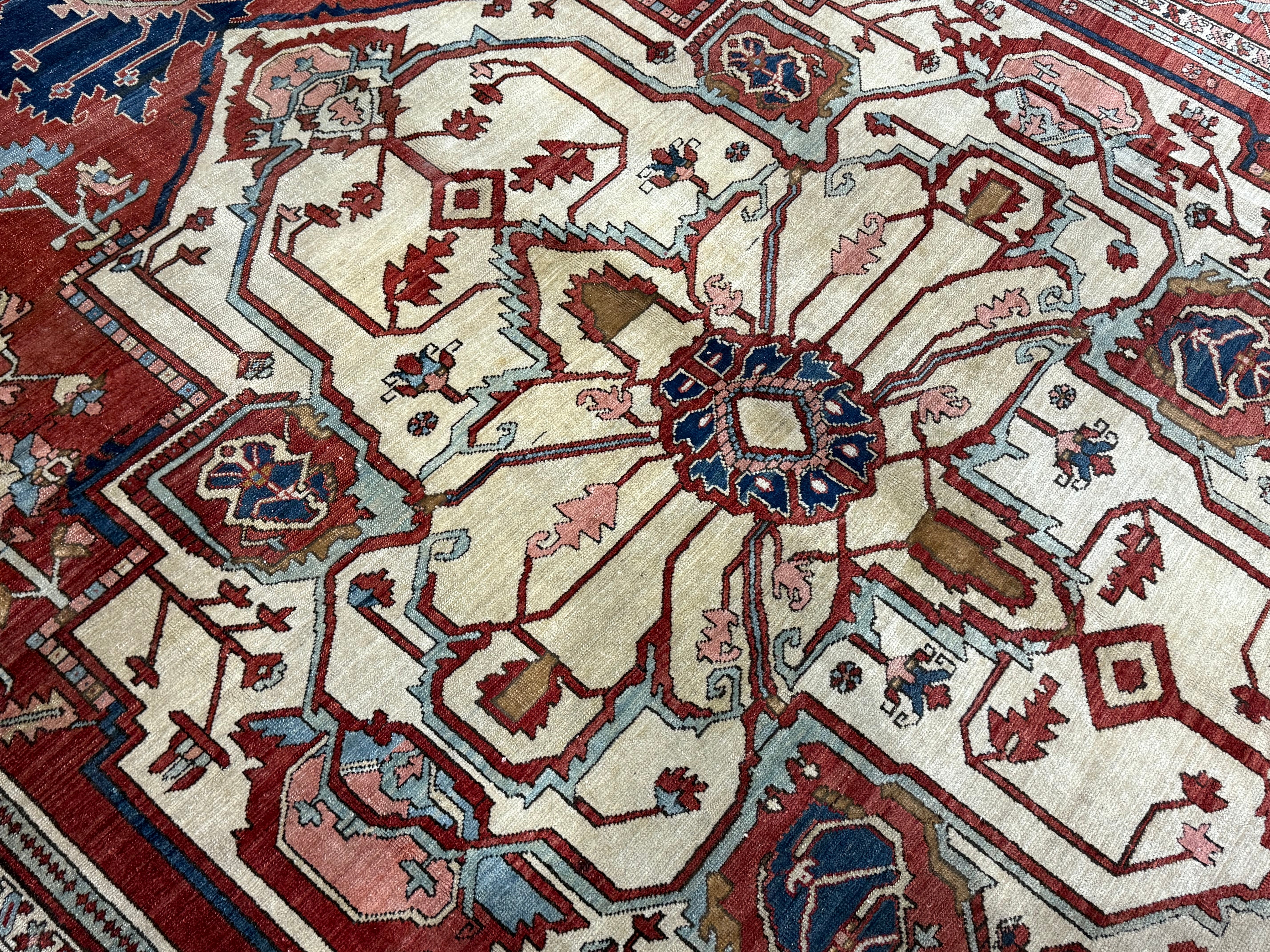 Antique Serapi Rug 9'11" x 13' 4"