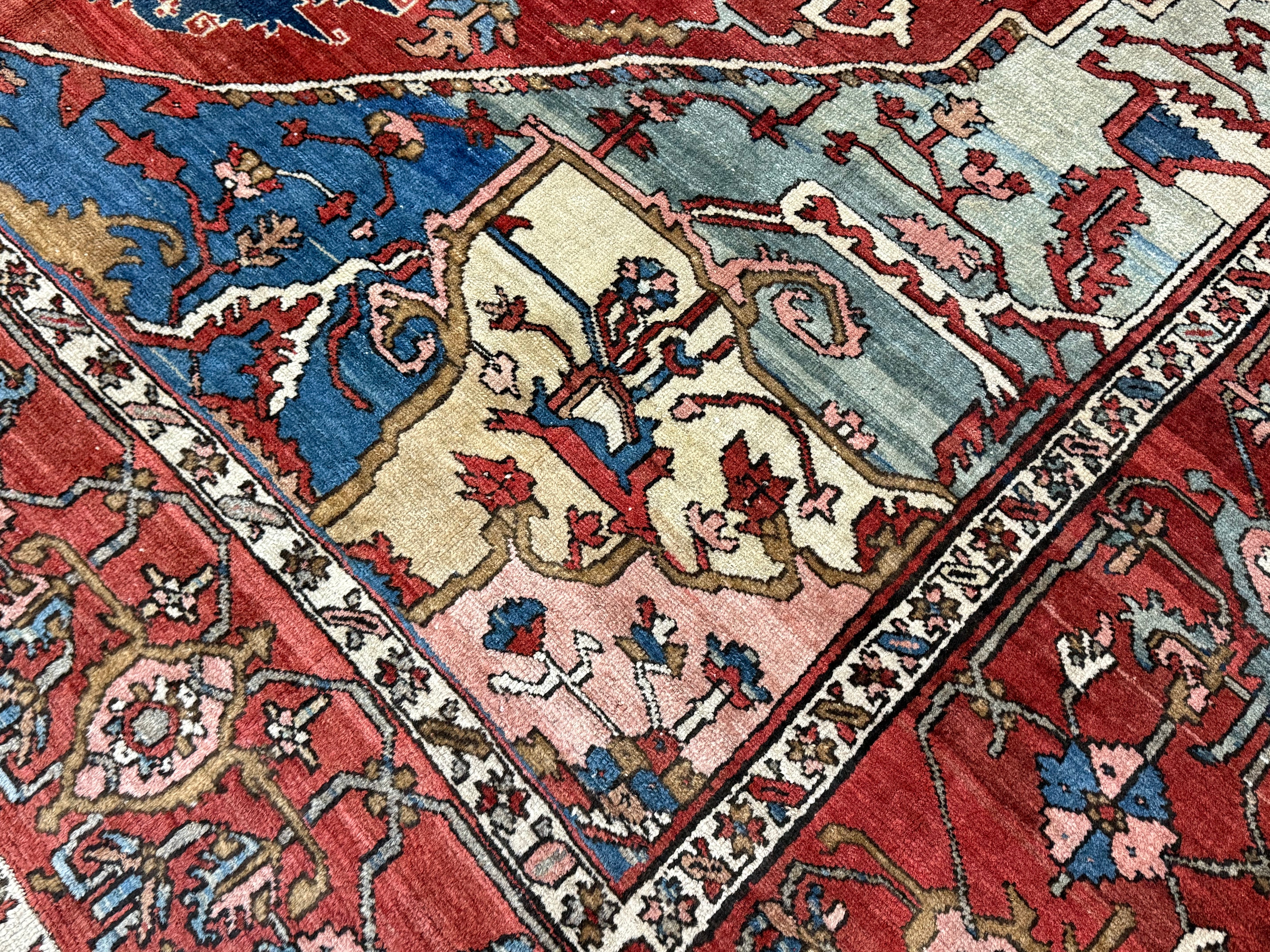 Antique Serapi Rug 9'11" x 13' 4"