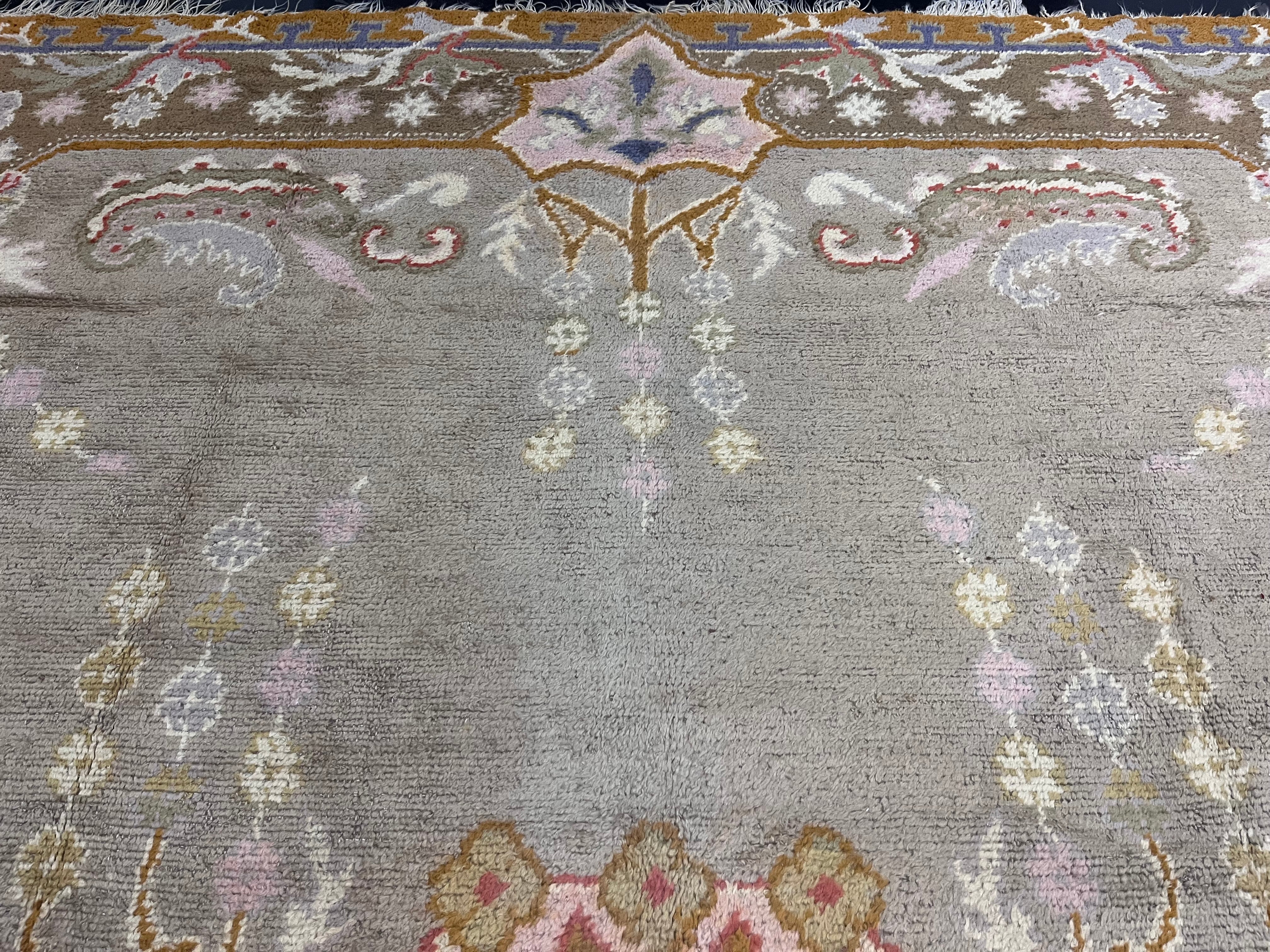 Fine Antique Oushak Rug 12' 3'' x 15' 2''