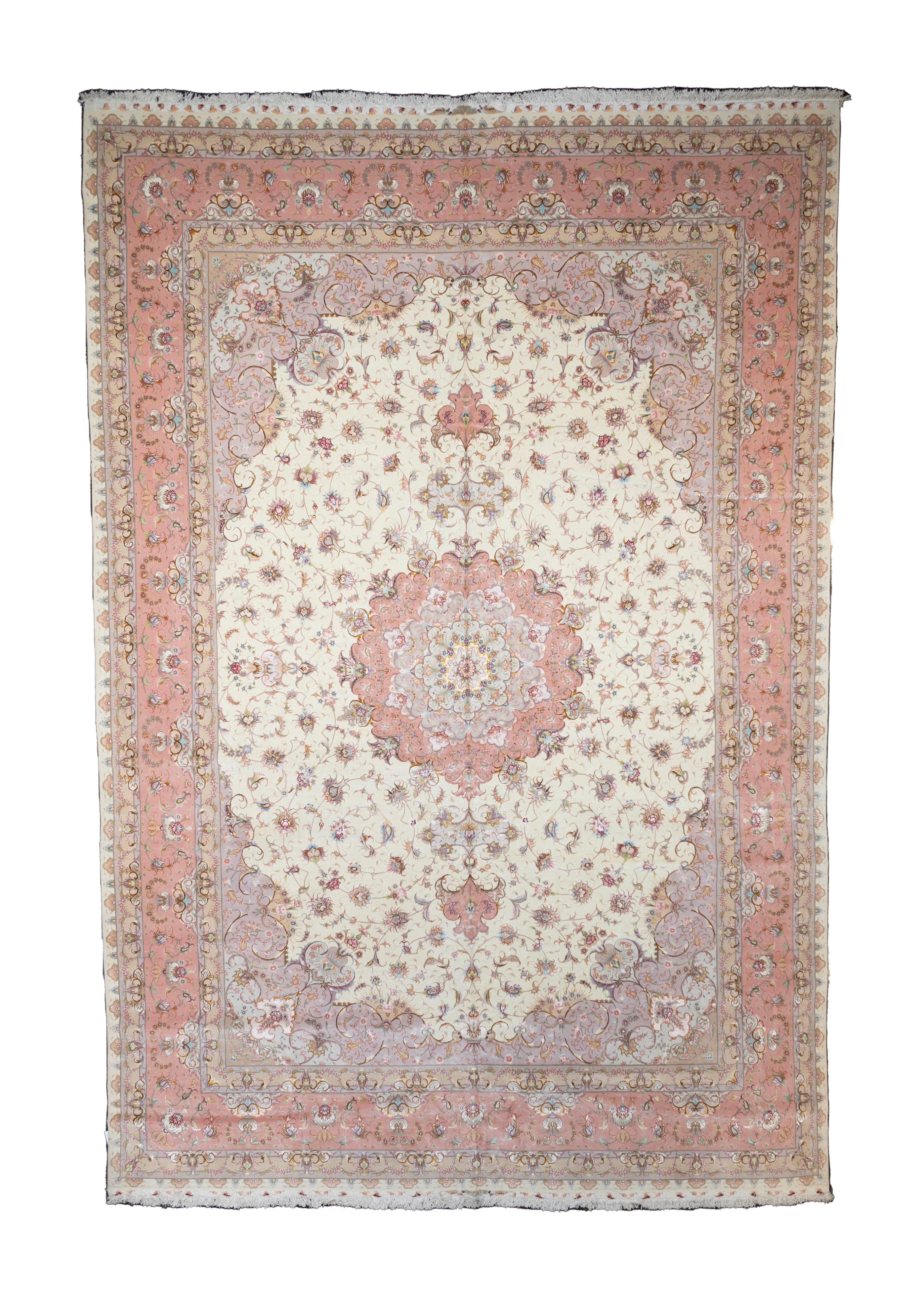 Extremely Fine Tabriz 11' 4" x 16' 8''