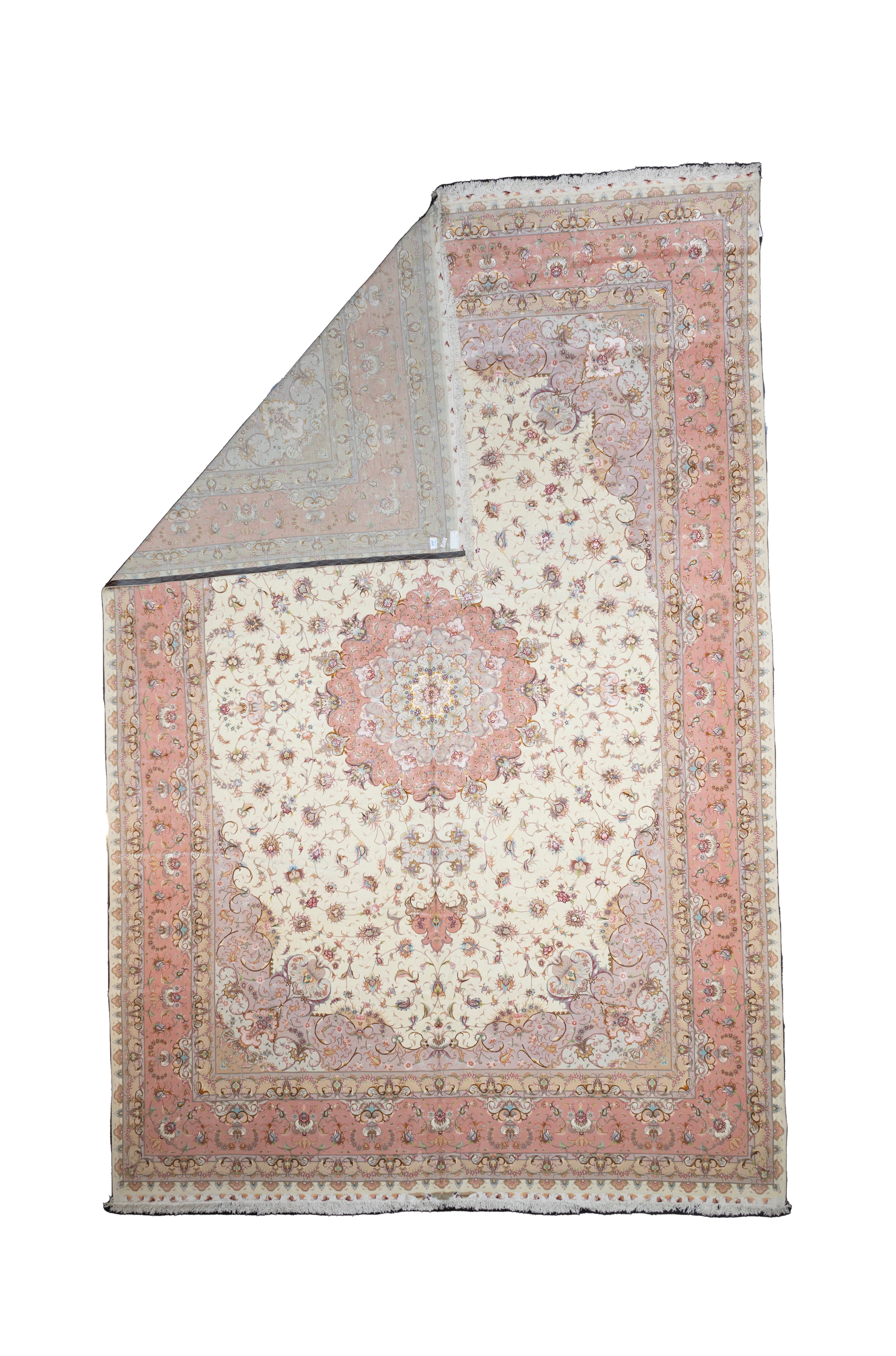 Extremely Fine Tabriz 11' 4" x 16' 8''