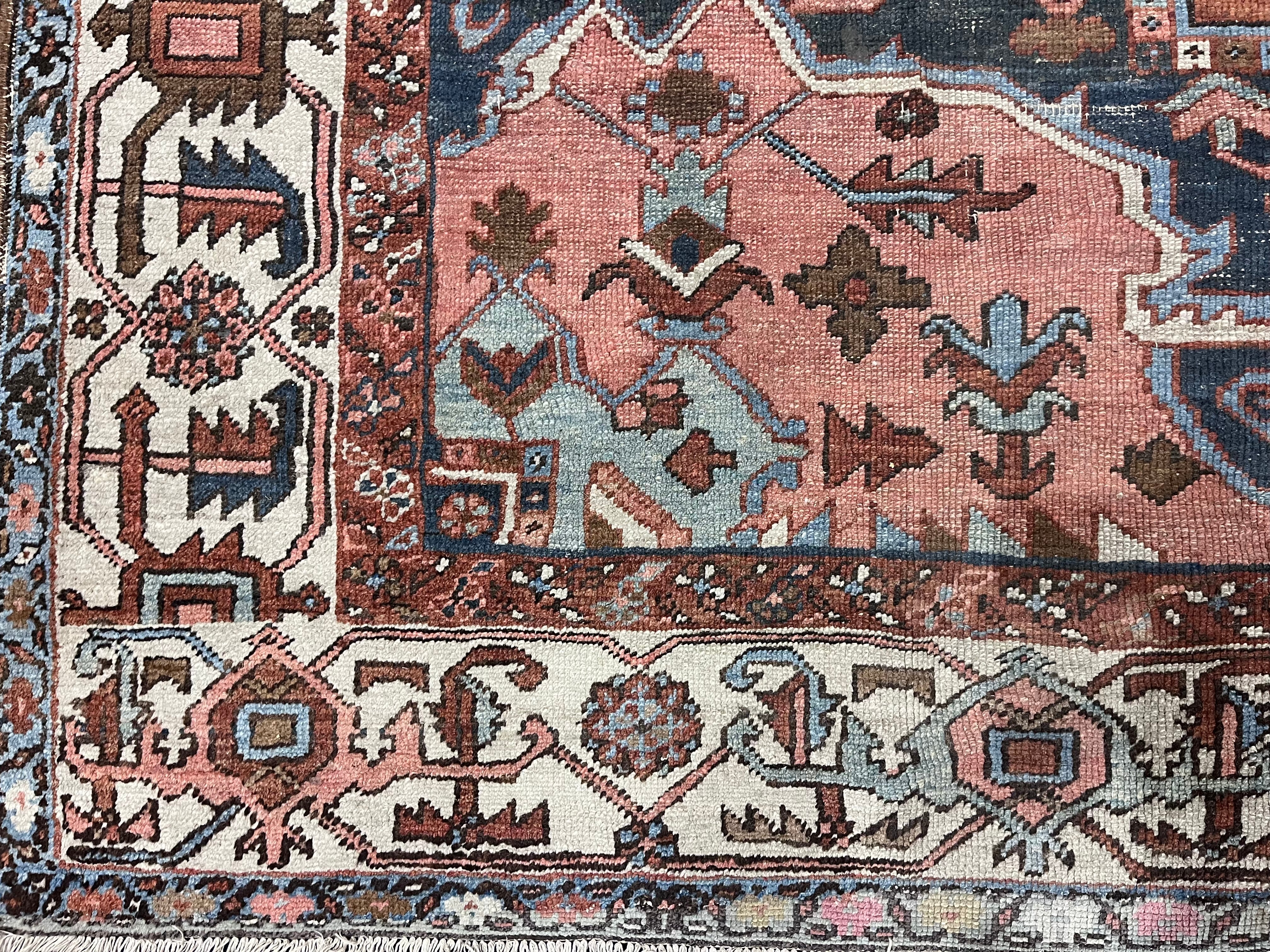 Fine Antique Heriz/Serapi Wool Rug 10'0" x 11' 3''