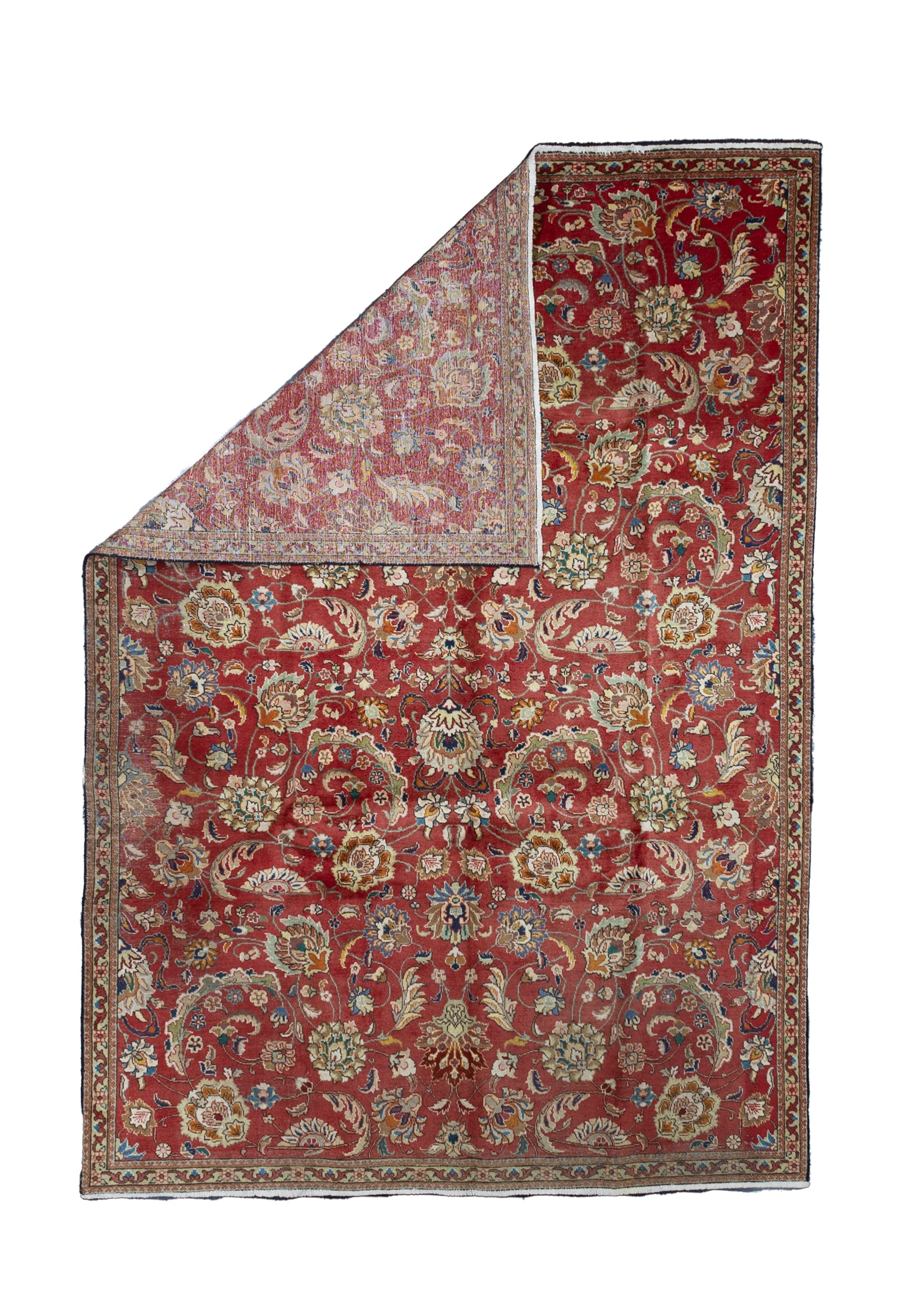 Vintage PAK Tabriz Rug 8' 0" x 10"0"