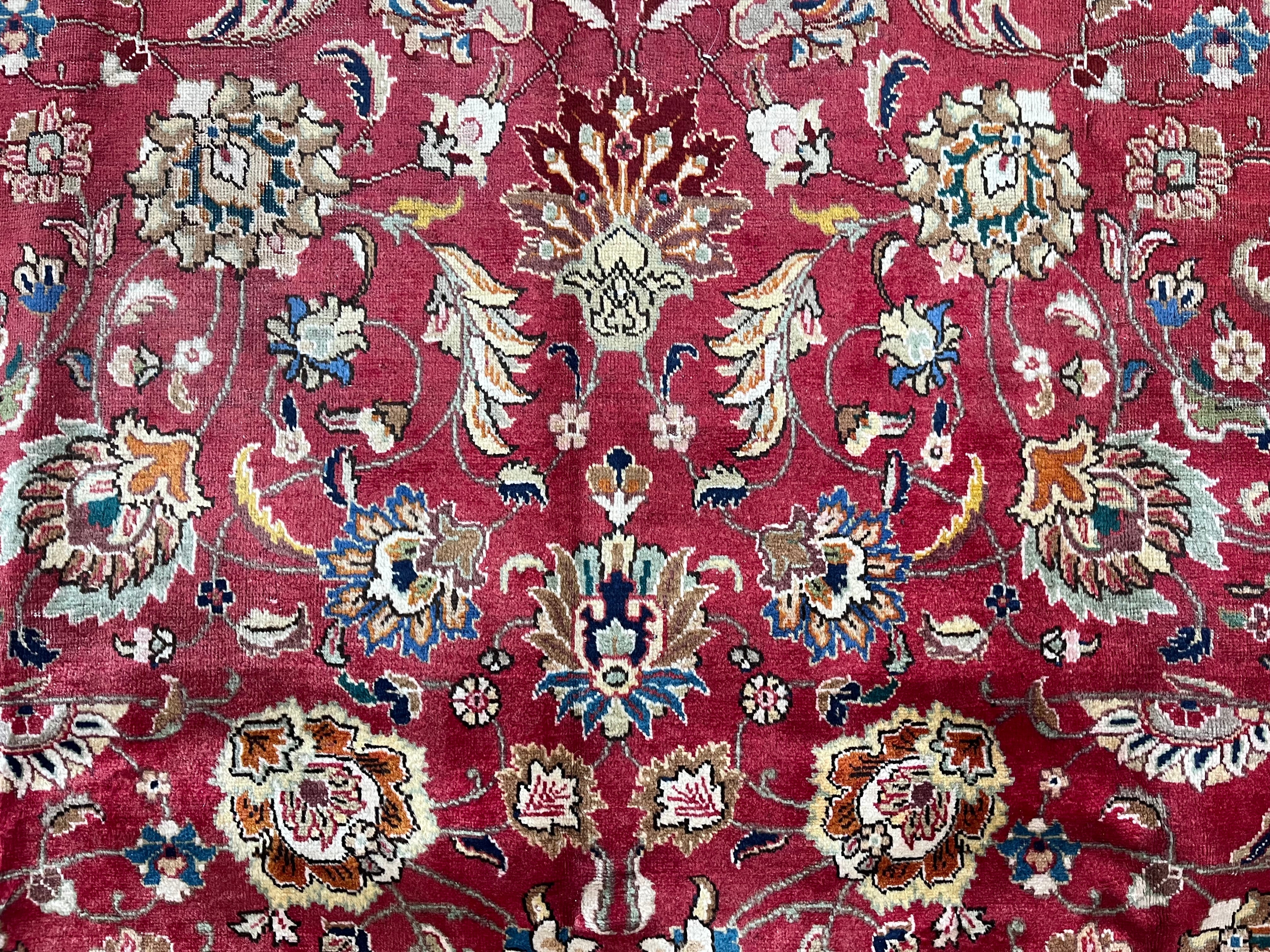 Vintage PAK Tabriz Rug 8' 0" x 10"0"