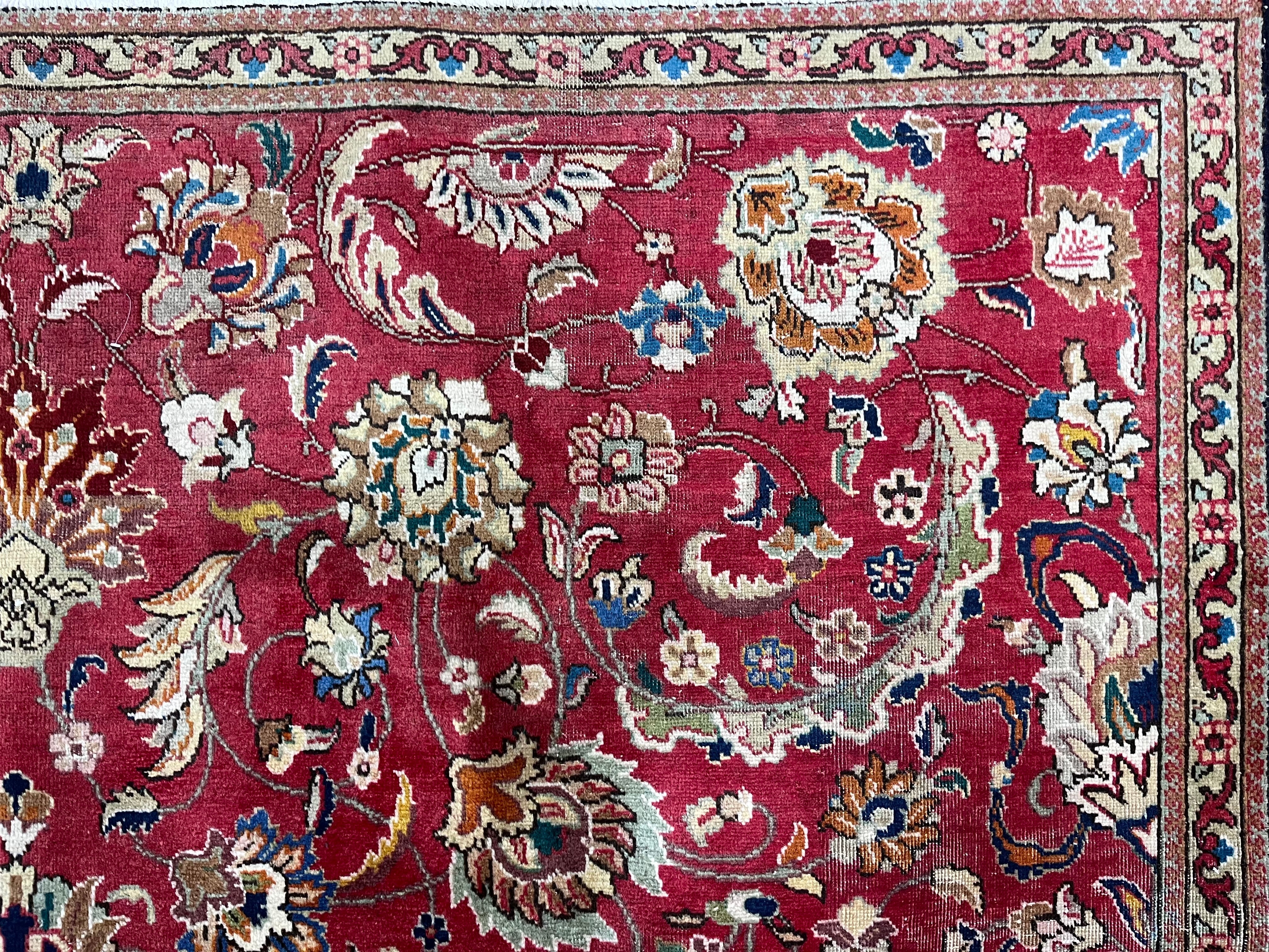Vintage PAK Tabriz Rug 8' 0" x 10"0"