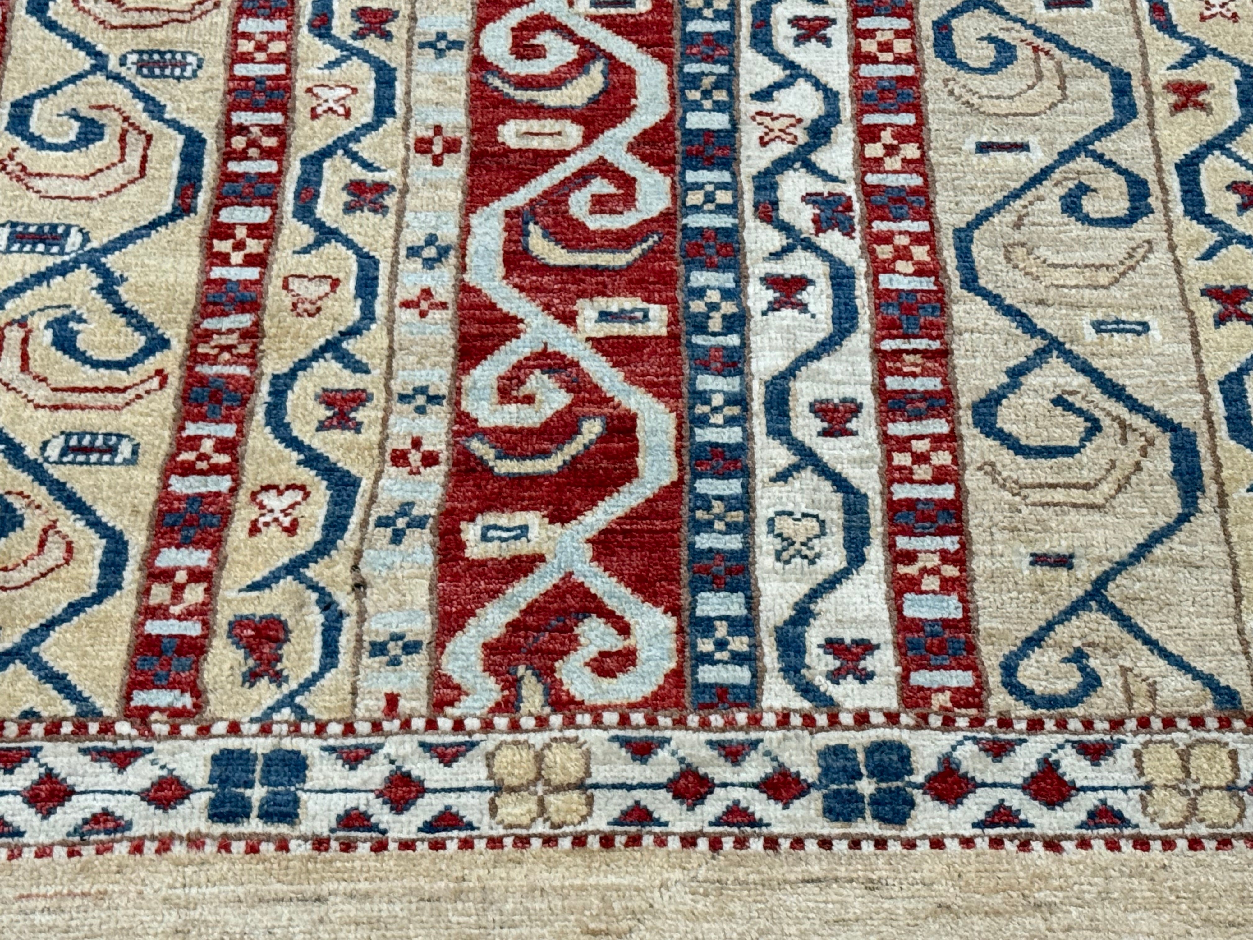Fine Vintage Persian Gabbeh Wool Rug 5'3" x 6' 10''
