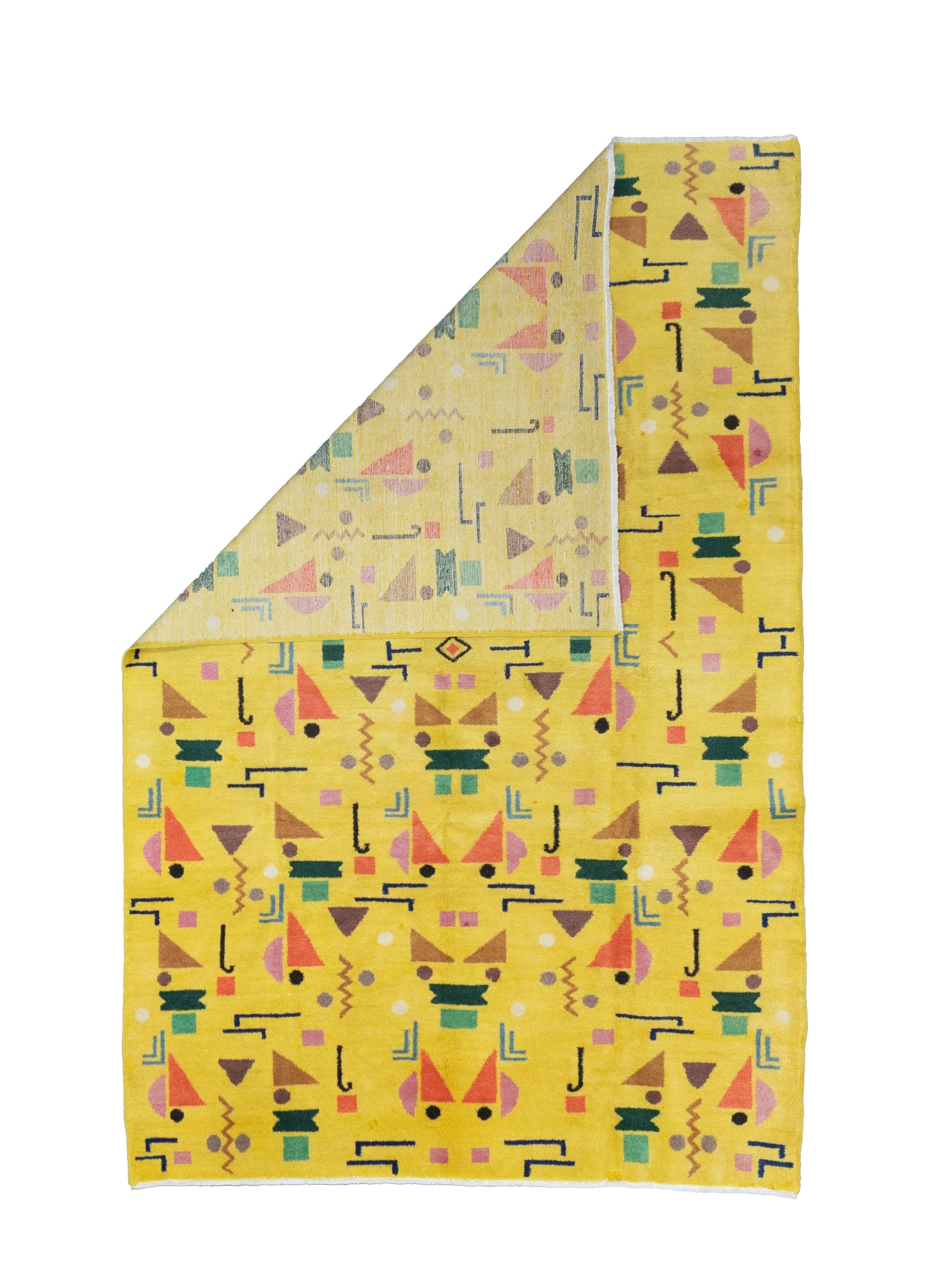 Fine Vintage European Art Deco Wool Rug 6' 5" x 9' 11"