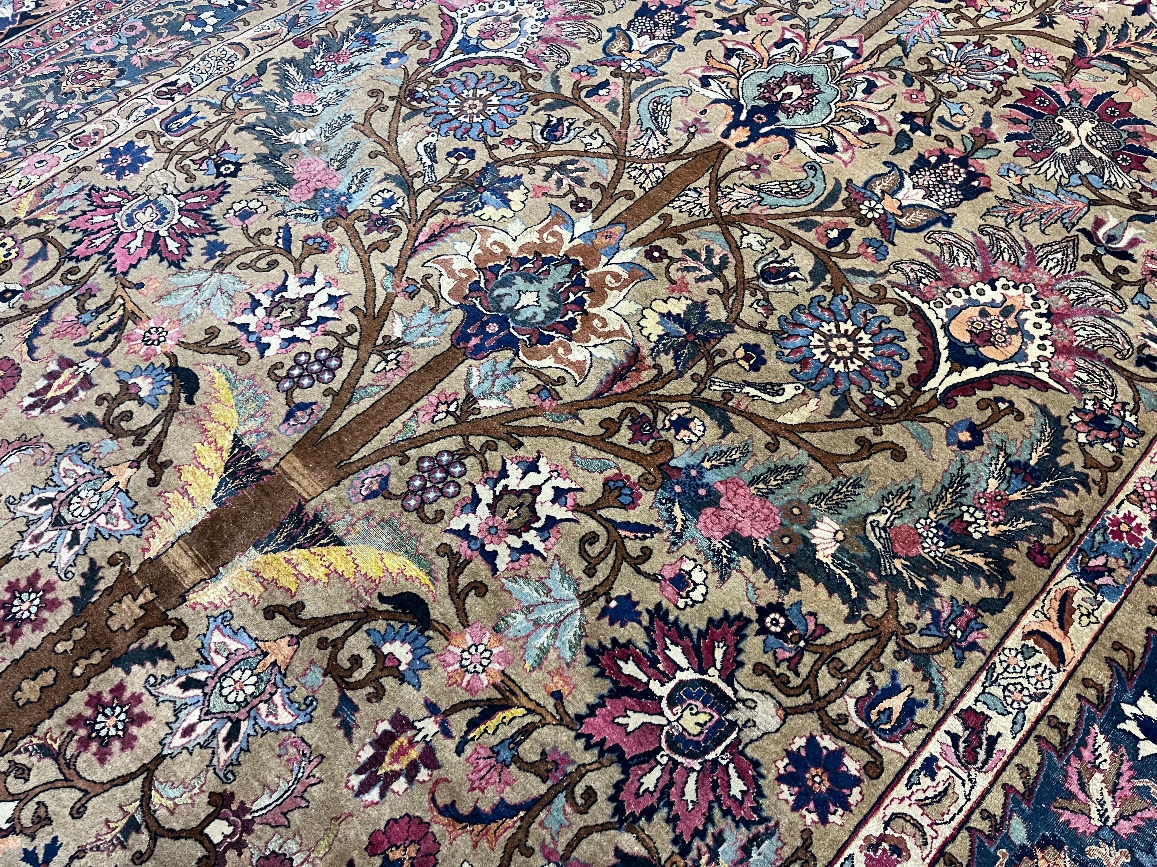 Fine Antique Tehran Rug 9' 11'' x 13' 6''