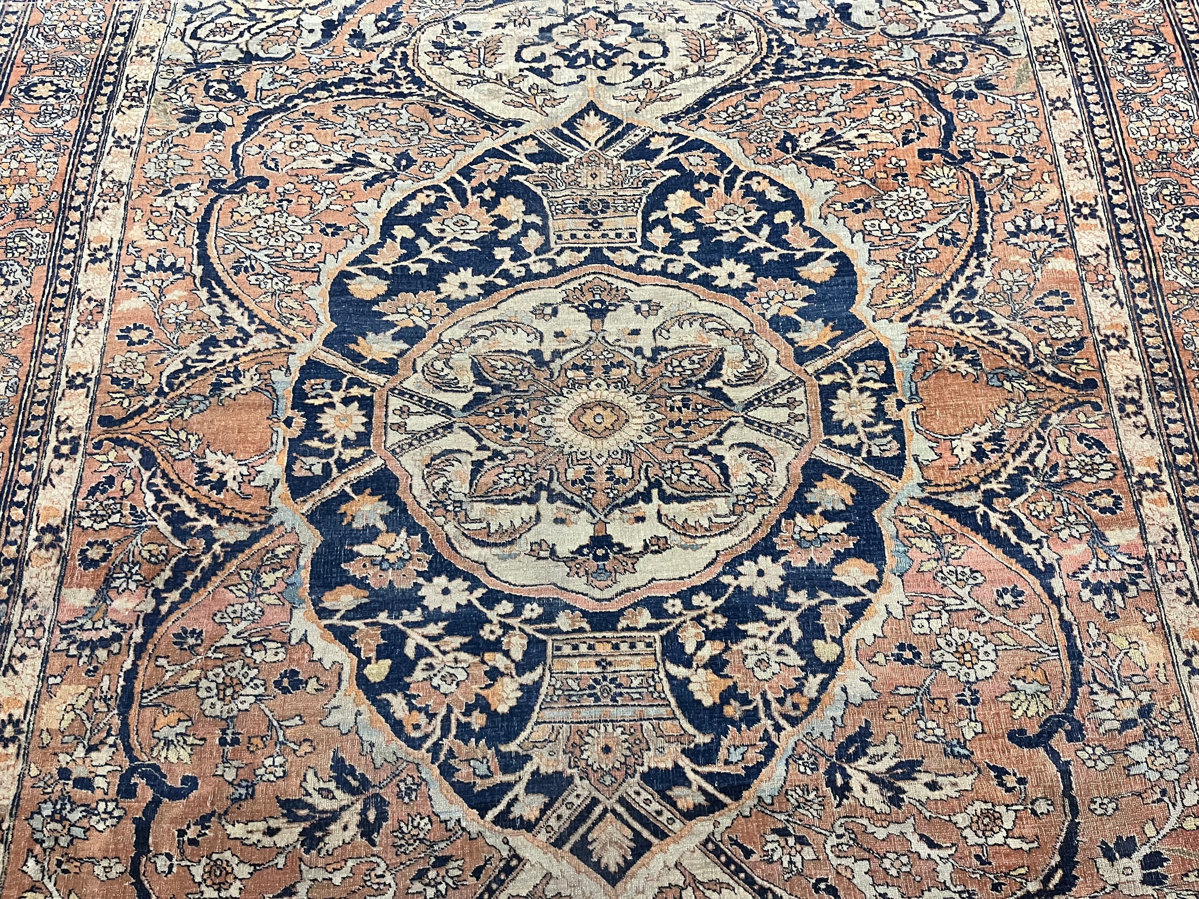 Fine Antique Khorasan Rug 6' 1'' x 7' 9''