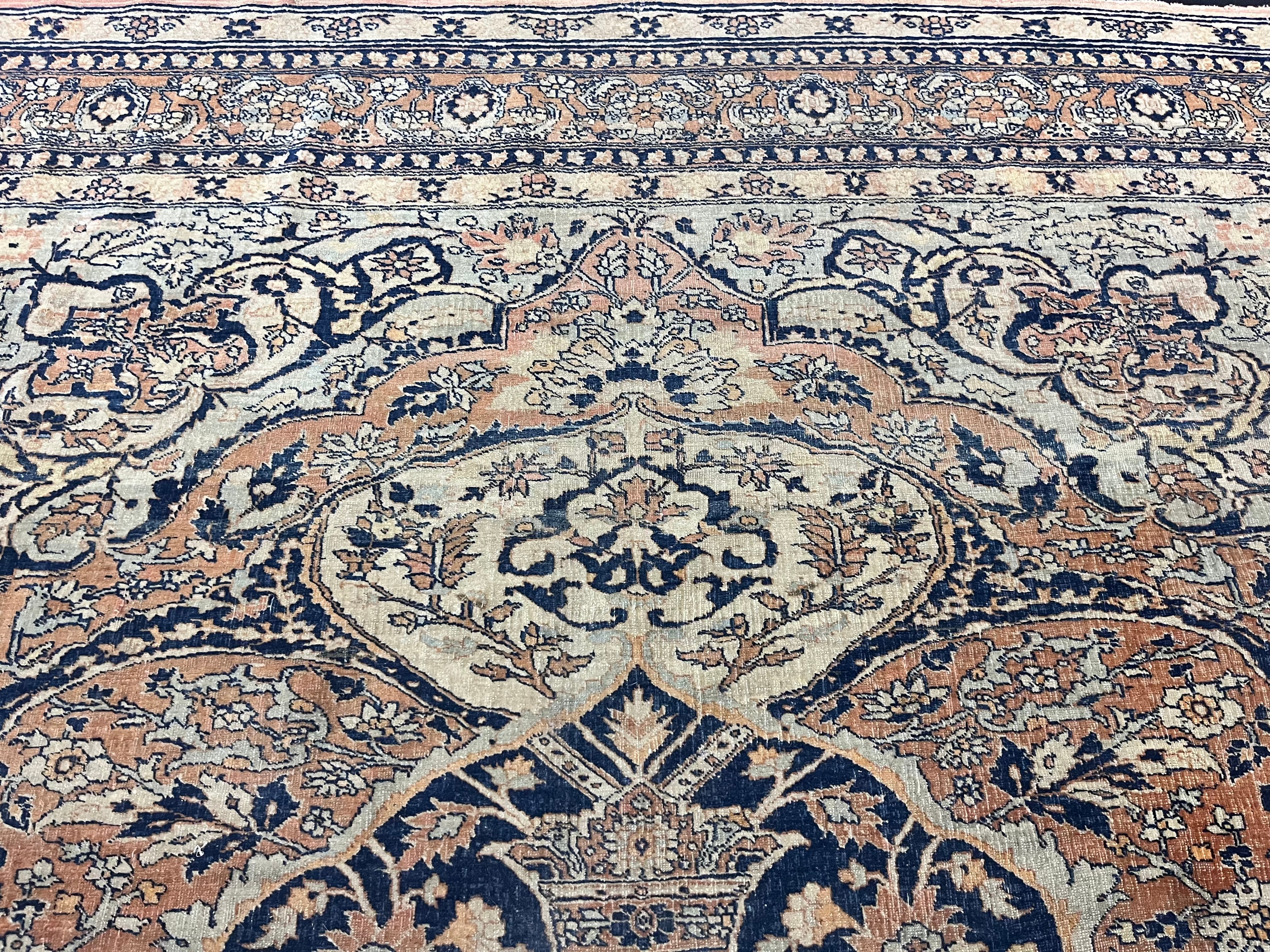 Fine Antique Khorasan Rug 6' 1'' x 7' 9''