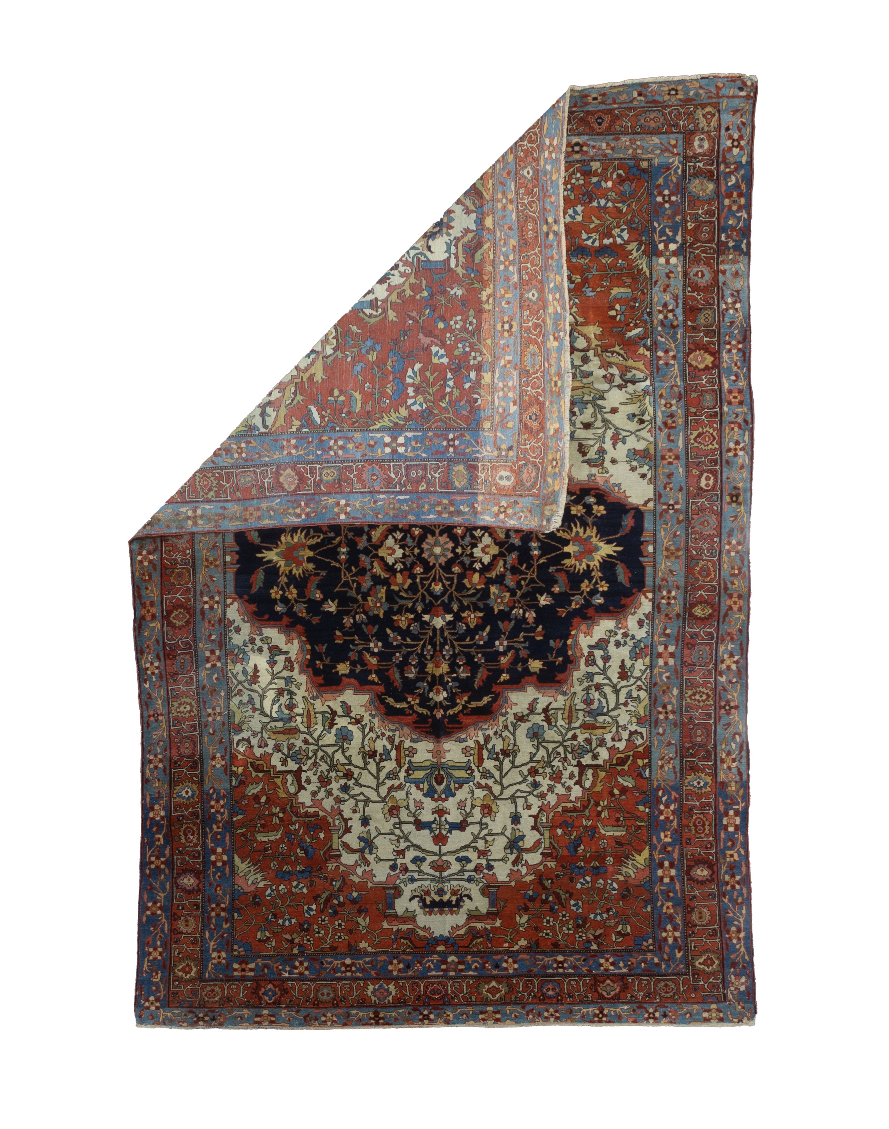 Fine Antique Farahan Sarouk Rug 6' 3'' x 10' 0"