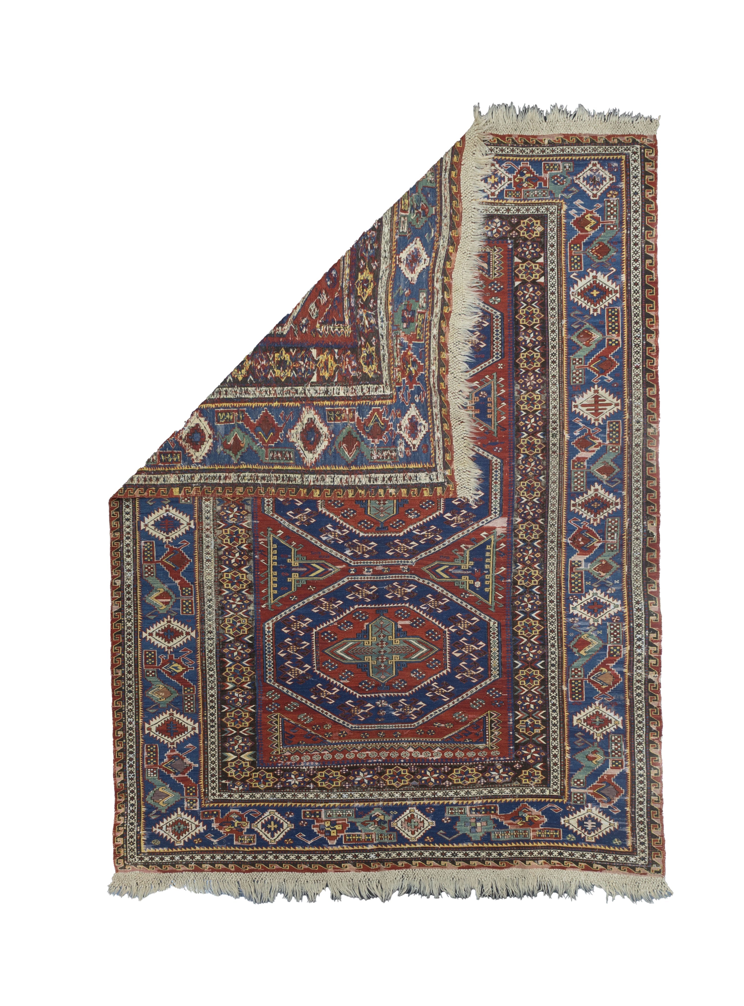 Fine Antique Caucasian Sumak Rug 6' 10'' x 9' 5''