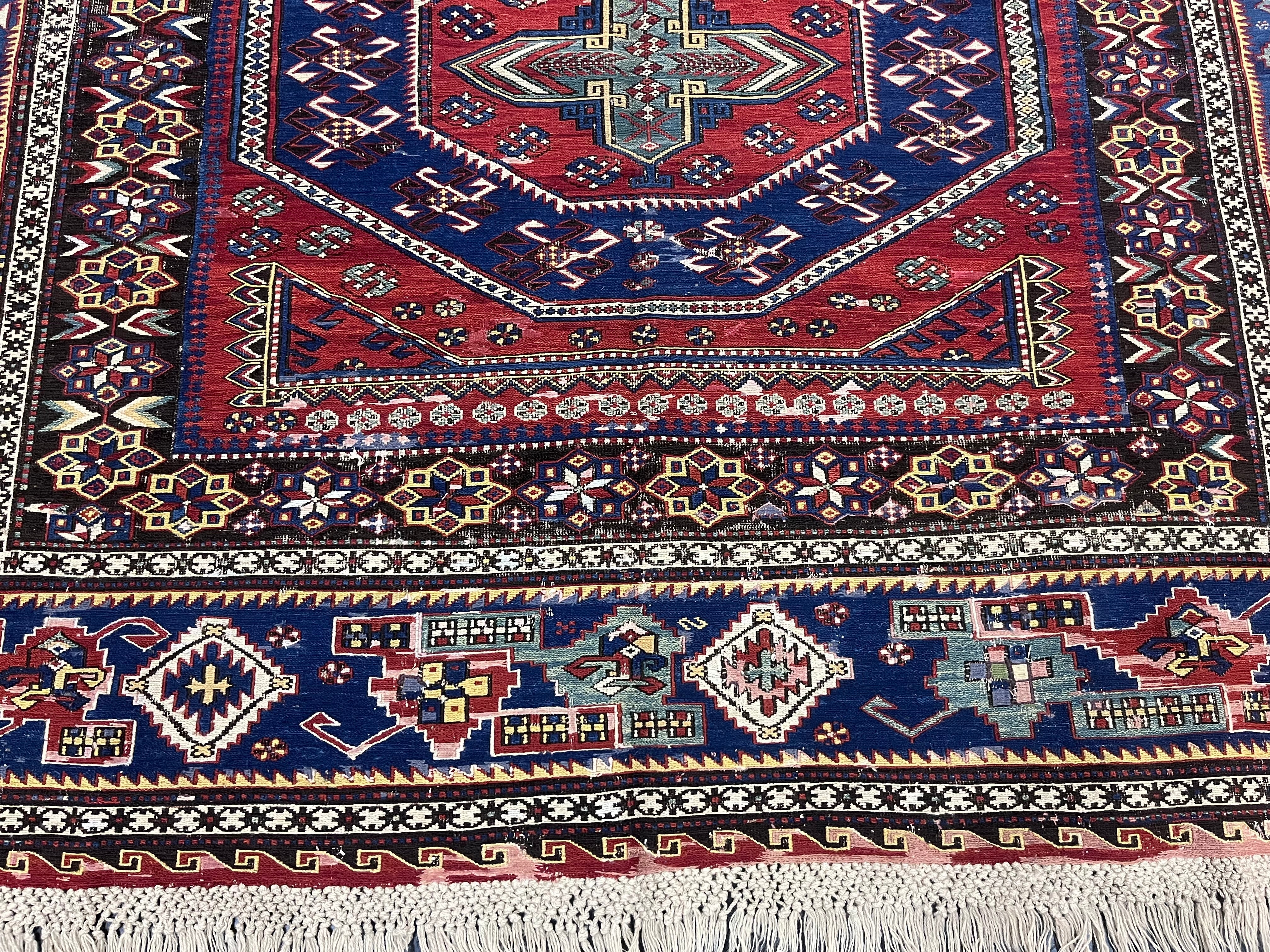 Fine Antique Caucasian Sumak Rug 6' 10'' x 9' 5''