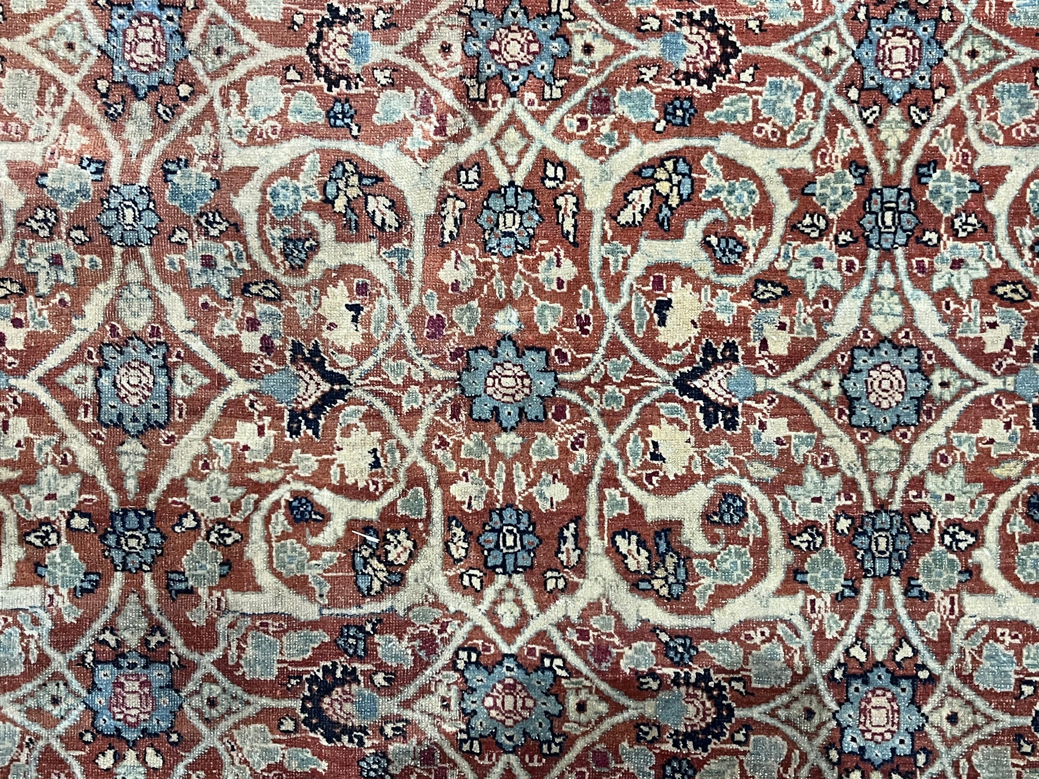 Fine Antique Haji Jalili Tabriz Rug 6' 7'' x 9' 2''