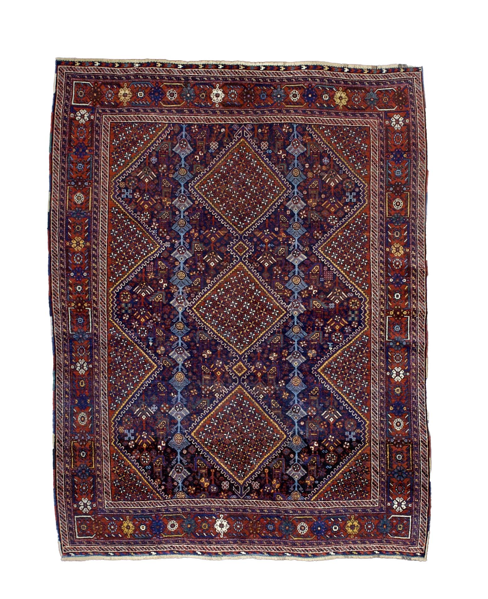 Antique Qashqai Rug 5' 4'' x 7' 1''