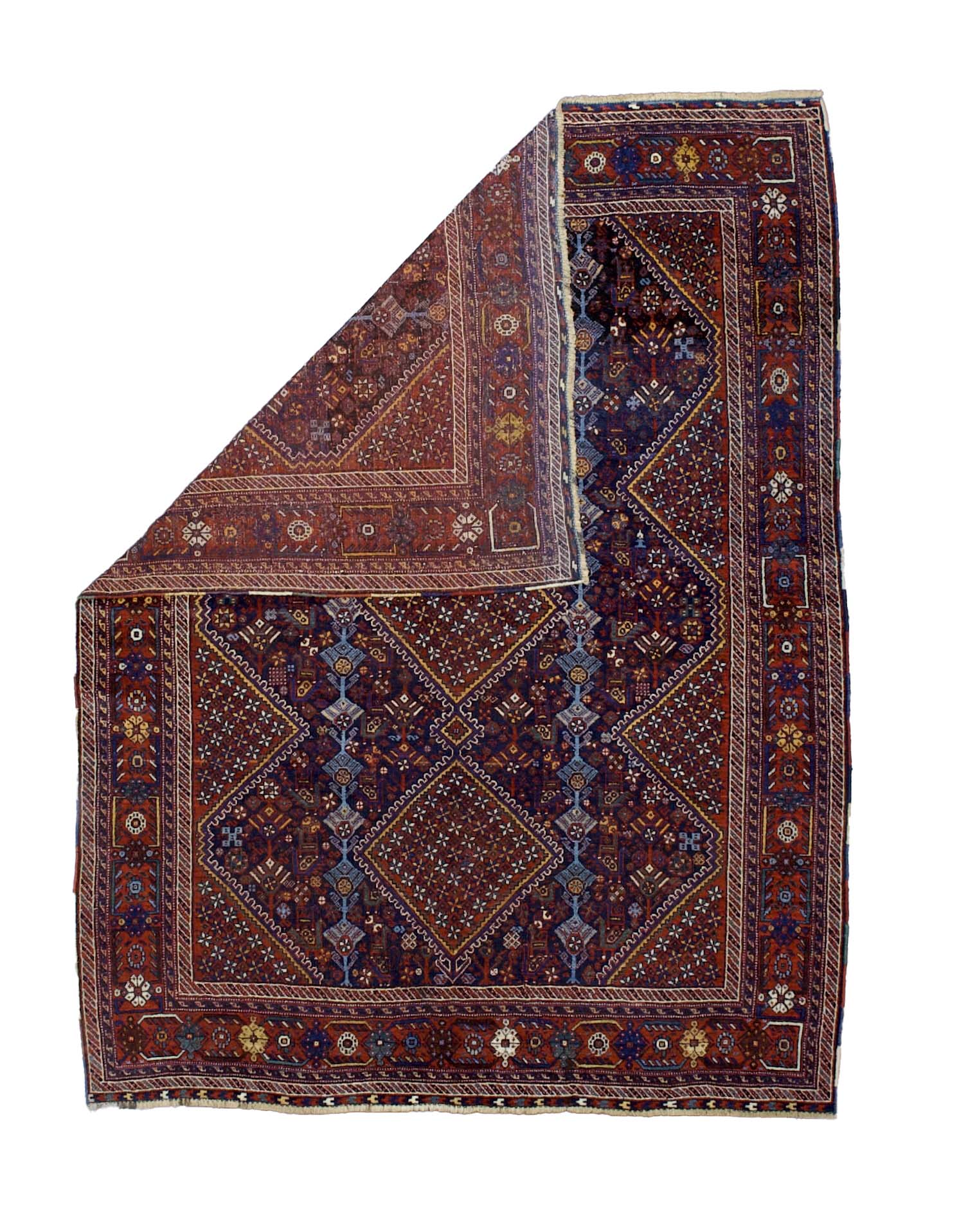 Antique Qashqai Rug 5' 4'' x 7' 1''