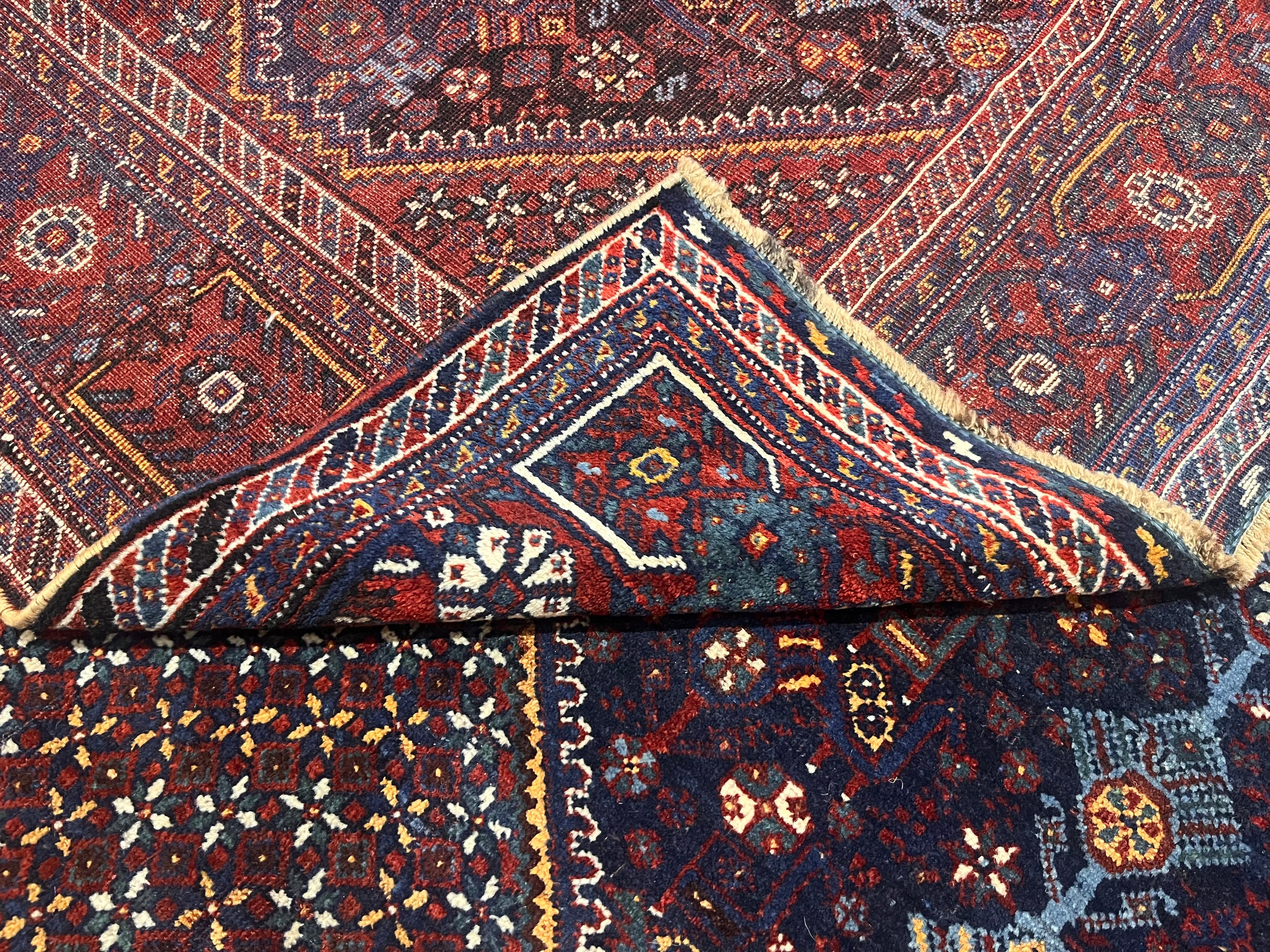 Antique Qashqai Rug 5' 4'' x 7' 1''