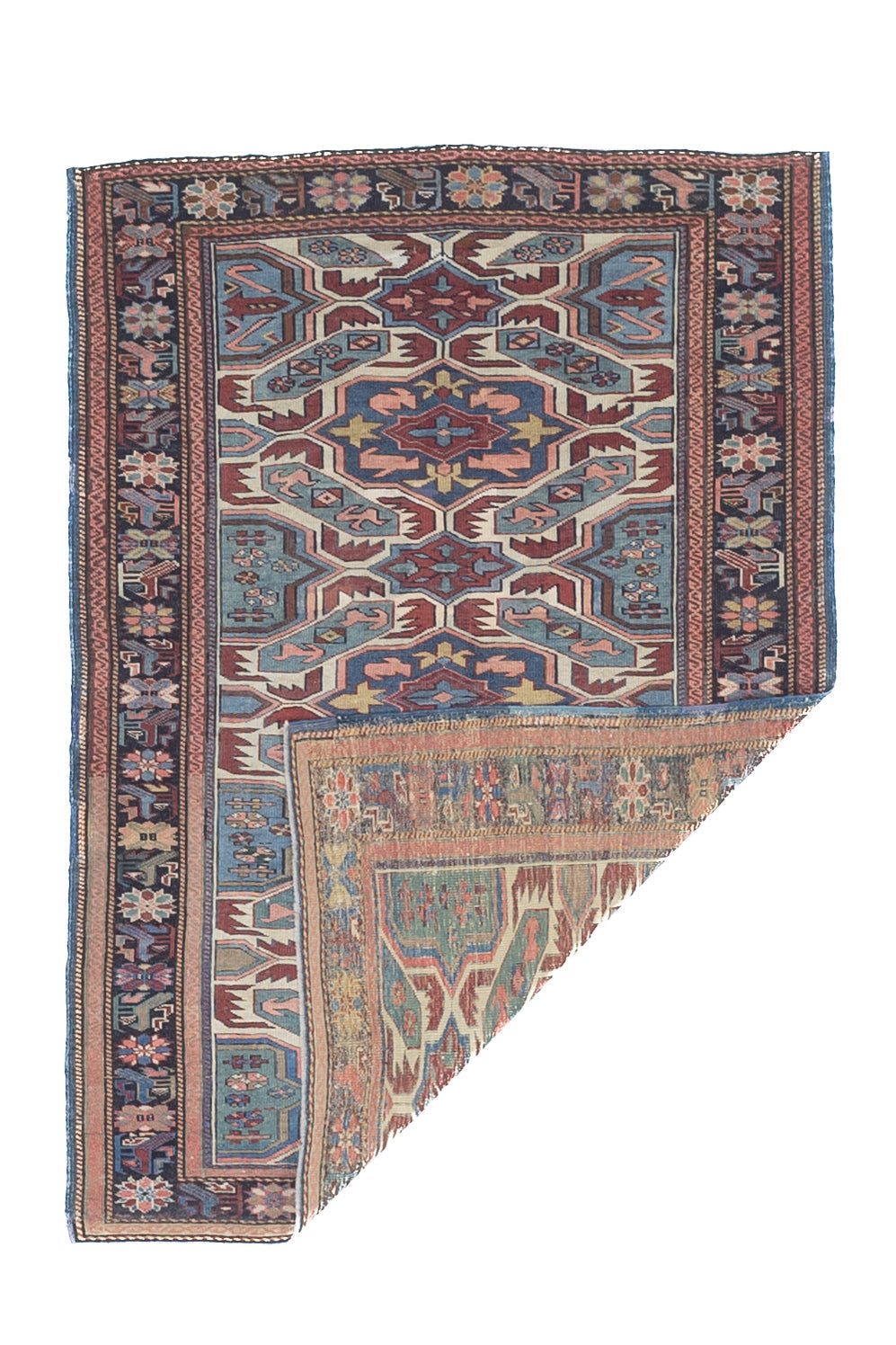 Fine Antique Caucasian Kuba Rug 3' 7'' x 5' 1''