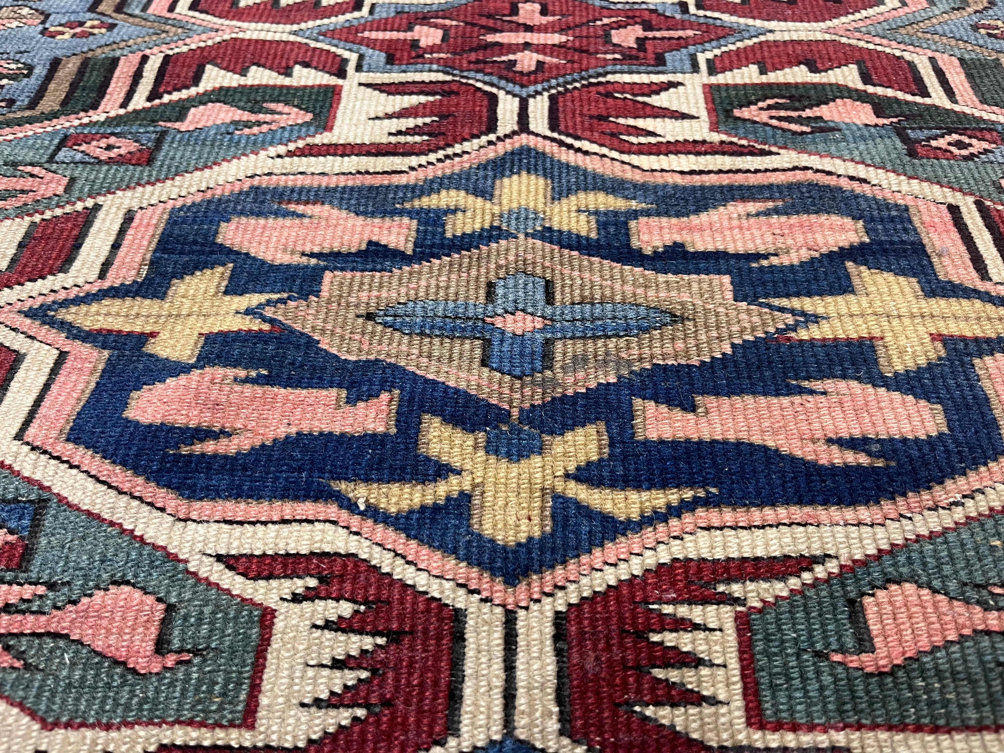 Fine Antique Caucasian Kuba Rug 3' 7'' x 5' 1''