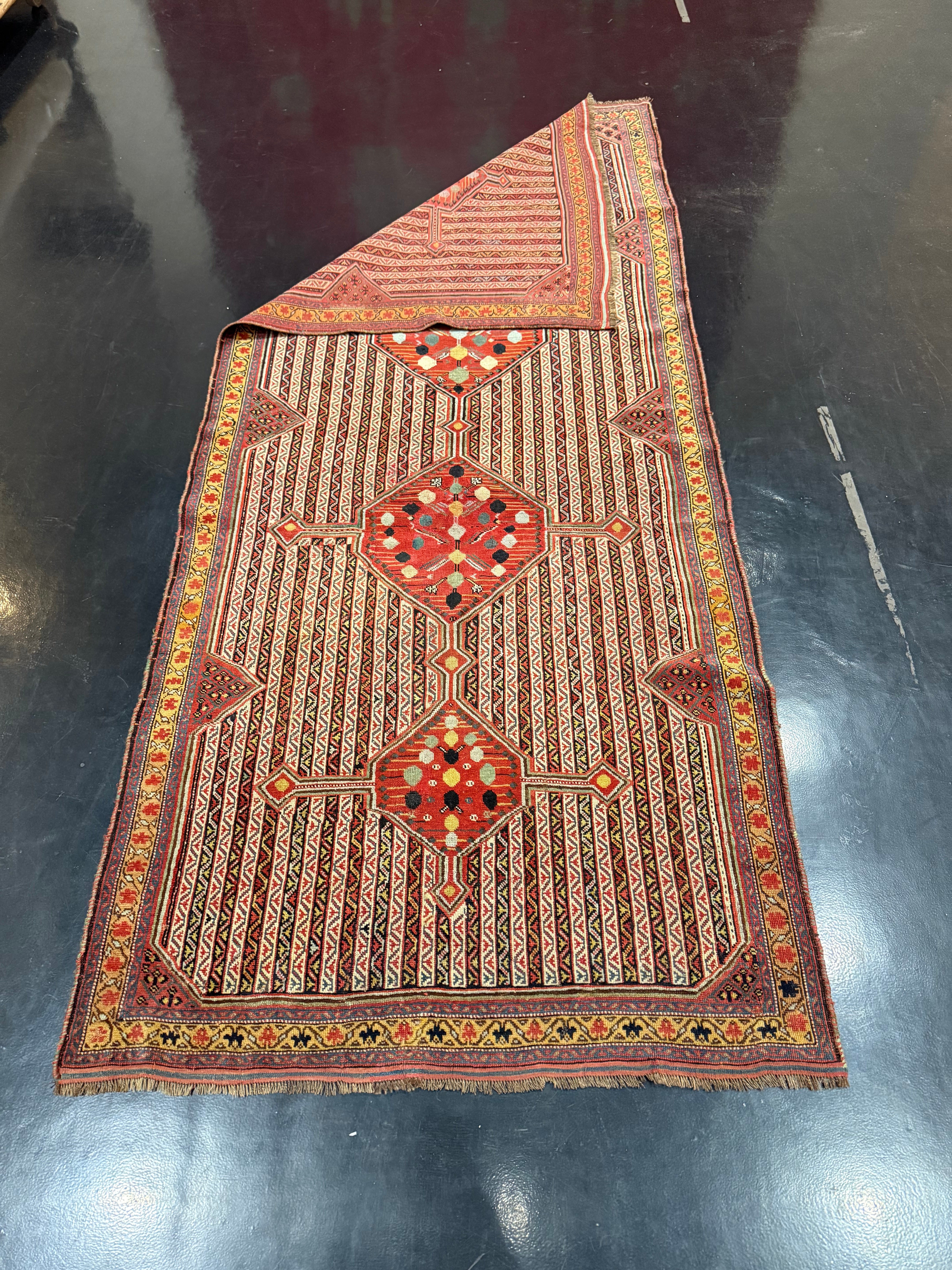 Antique SW Tribal Khamseh Rug 5' 0" x 7' 0"