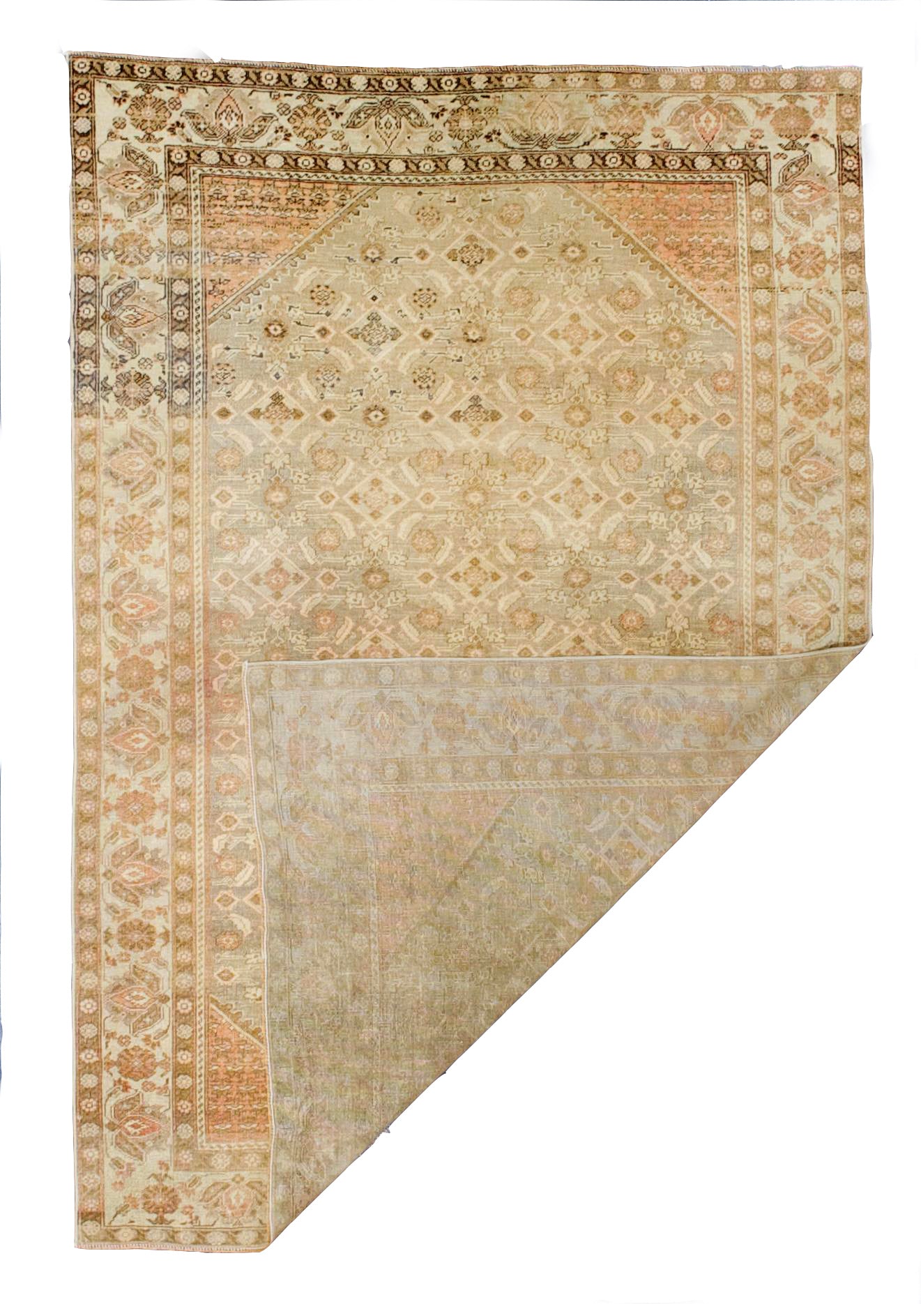 Fine Mid Century Tabriz Rug 5'1" x 7' 7''