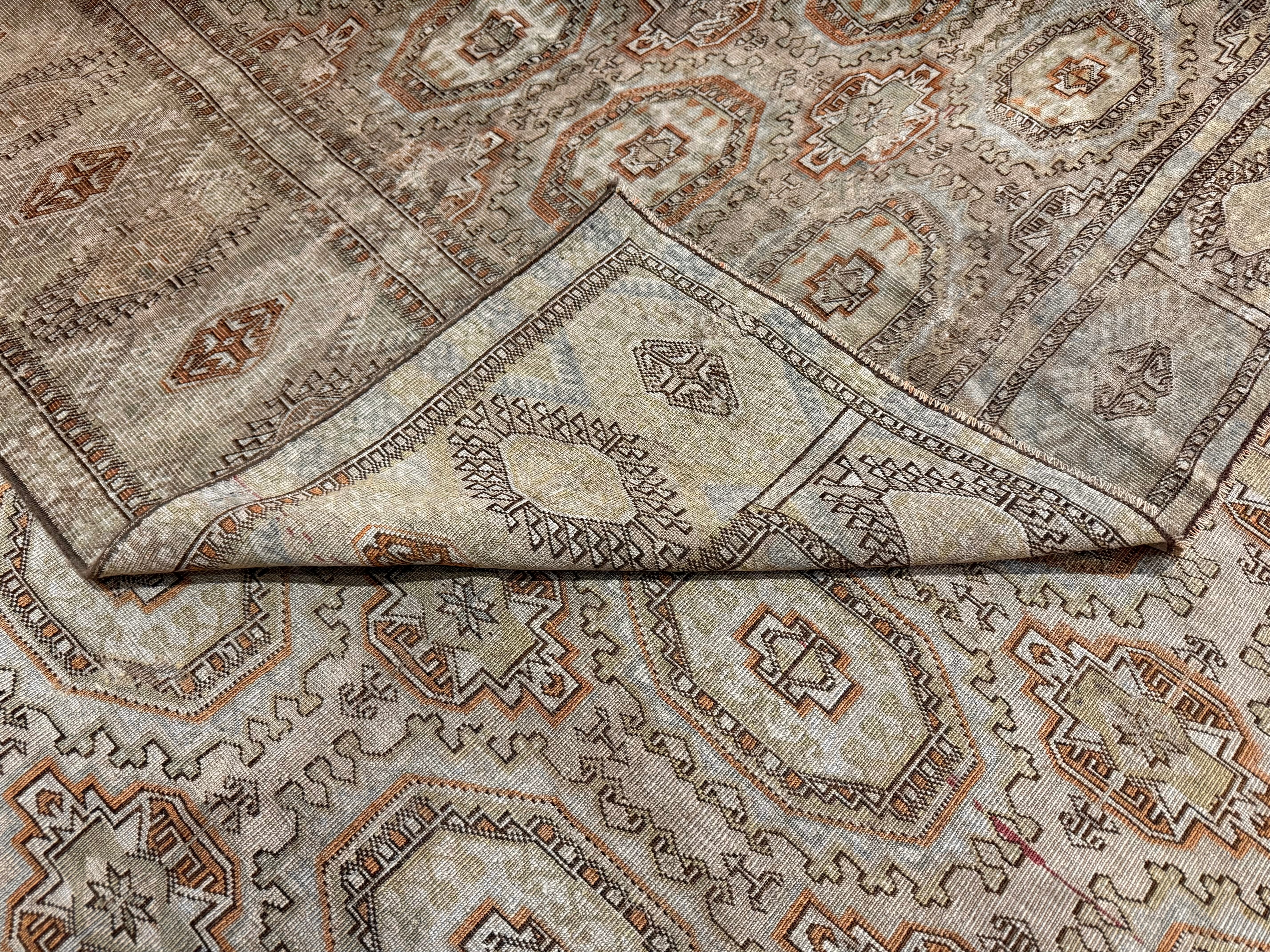 Fine Mid Century Bokara Design Rug 7'0" x 9' 9"