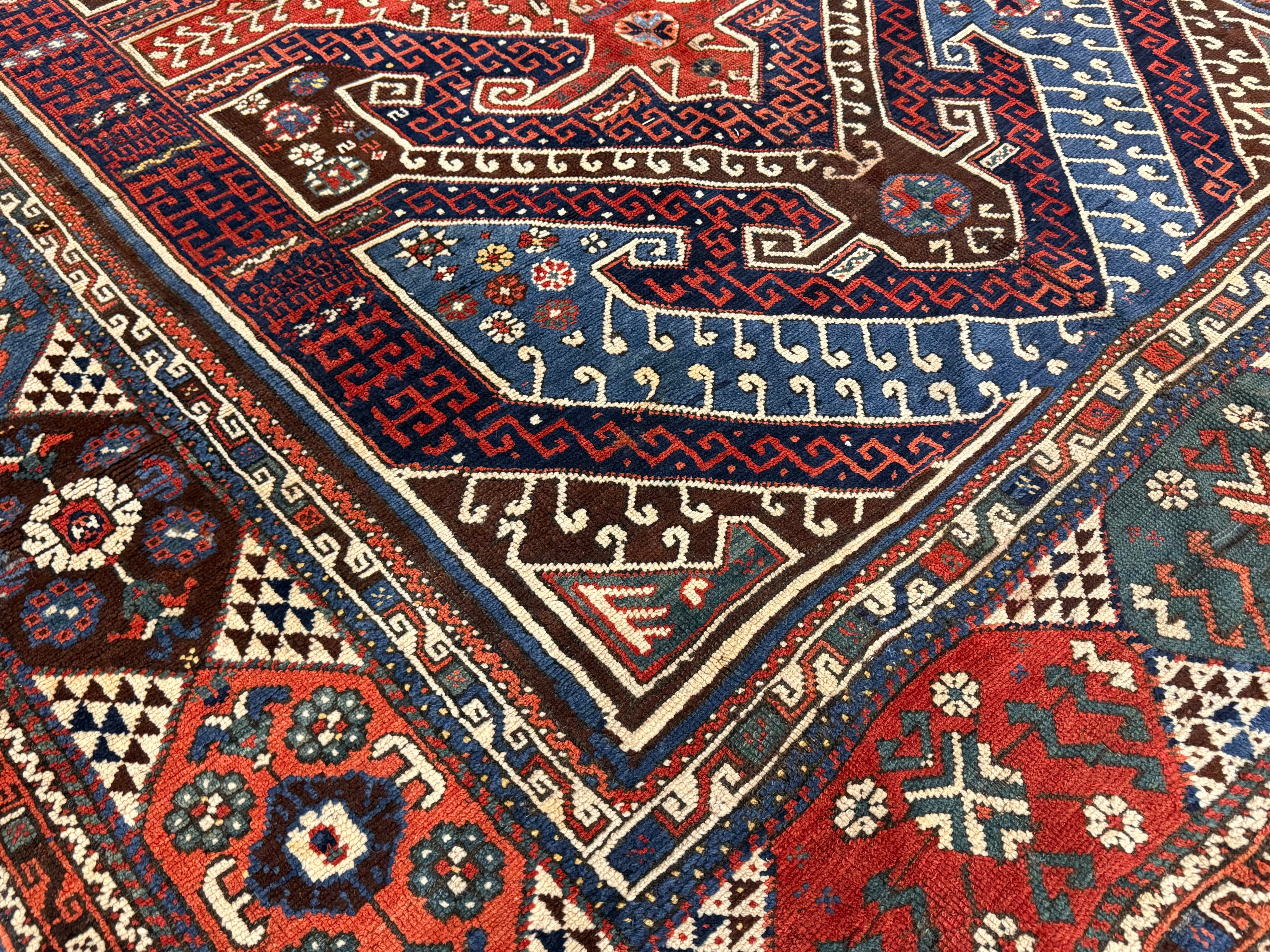 Fine Early Anatolian (Bergamo) Rug 7' 1" x 10' 1''