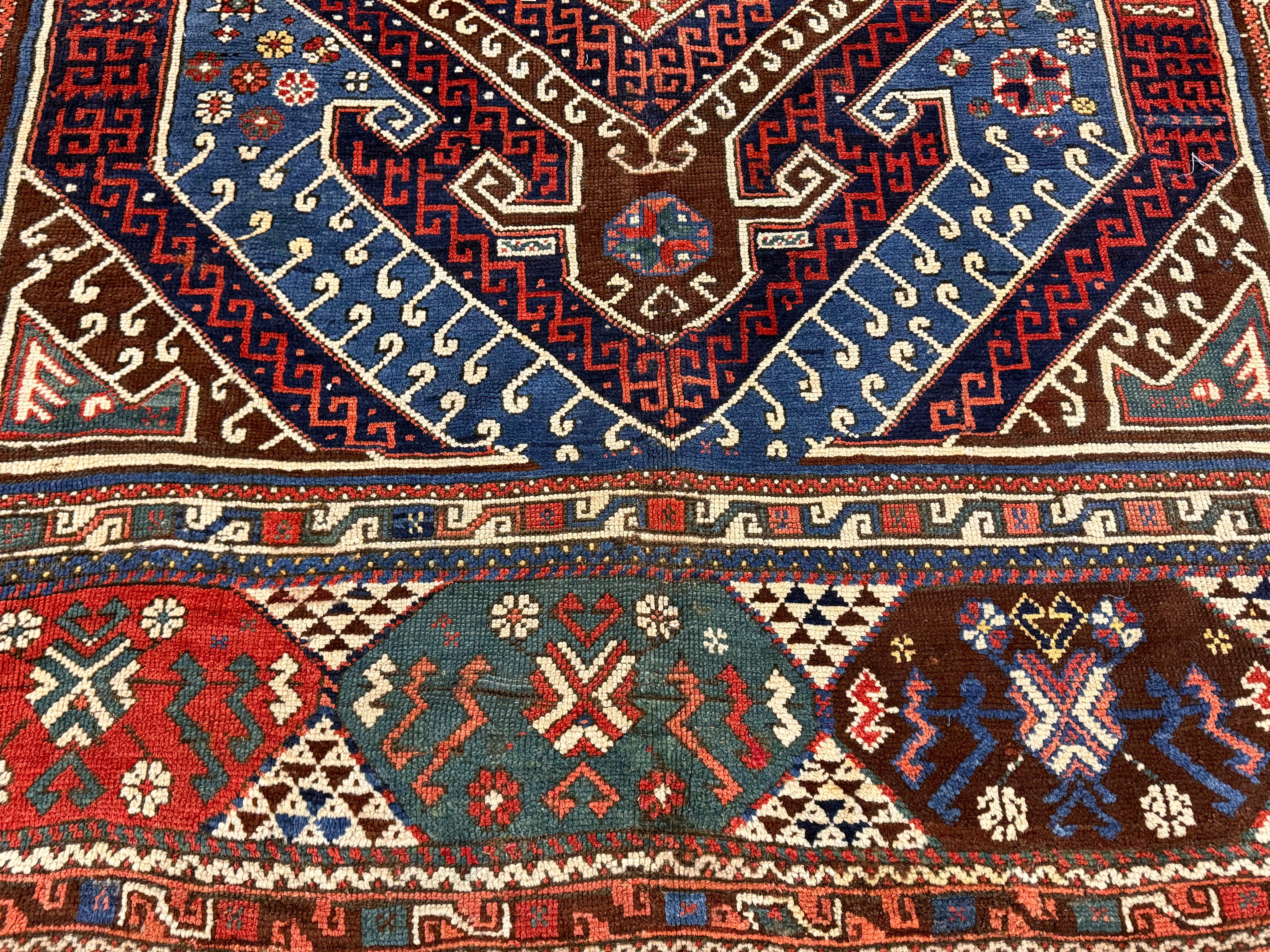 Fine Early Anatolian (Bergamo) Rug 7' 1" x 10' 1''