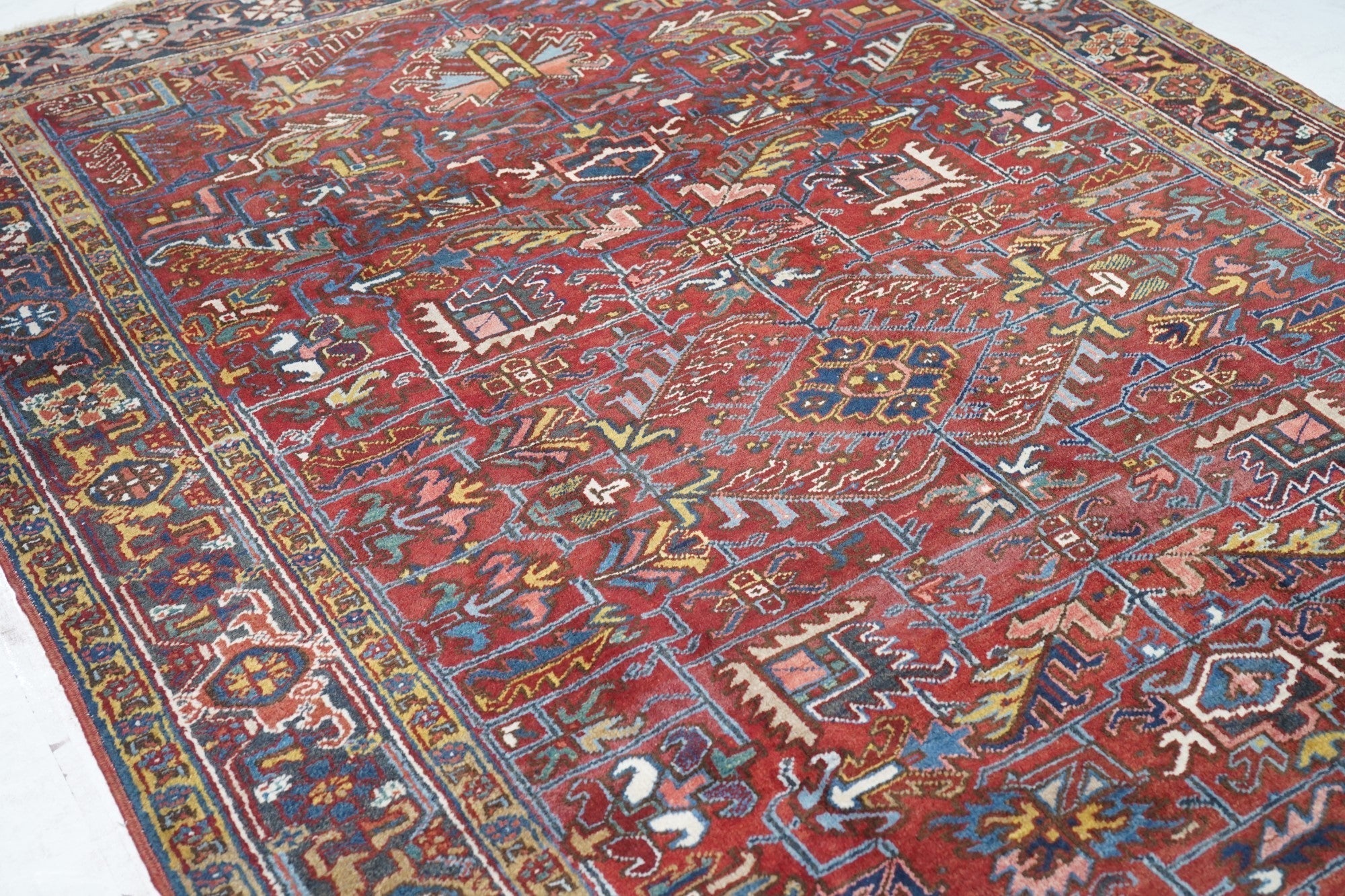 Vintage Heriz Rug 6'7'' x 9'9''