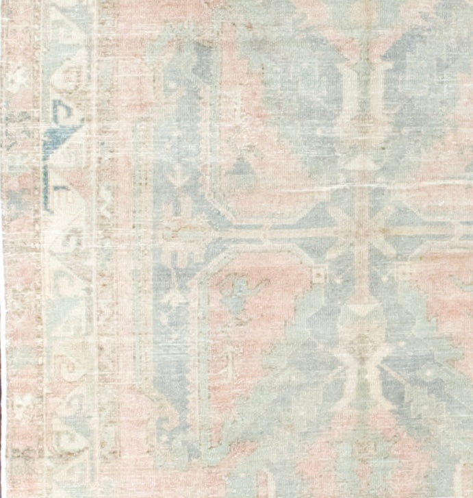 Vintage Turkish Tribal Rug 4' 9" x 10' 0"