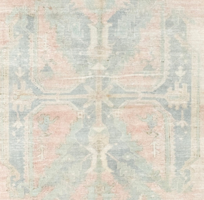 Vintage Turkish Tribal Rug 4' 9" x 10' 0"