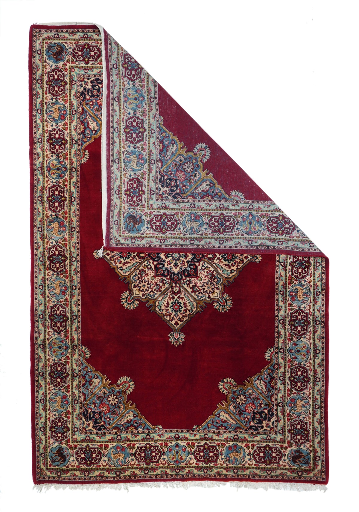Fine Antique Sarouk Rug 7' x 10'9''